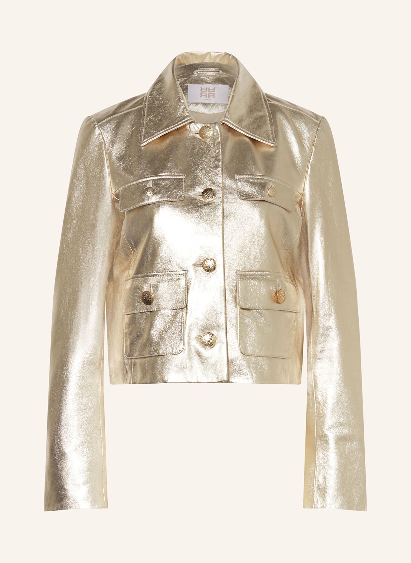 RIANI Lederjacke: GOLD