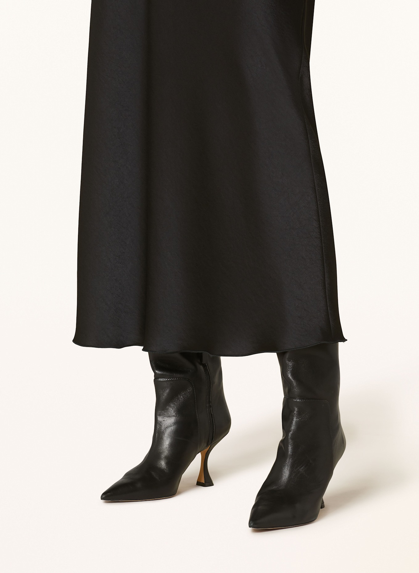 RIANI Satinrock: SCHWARZ