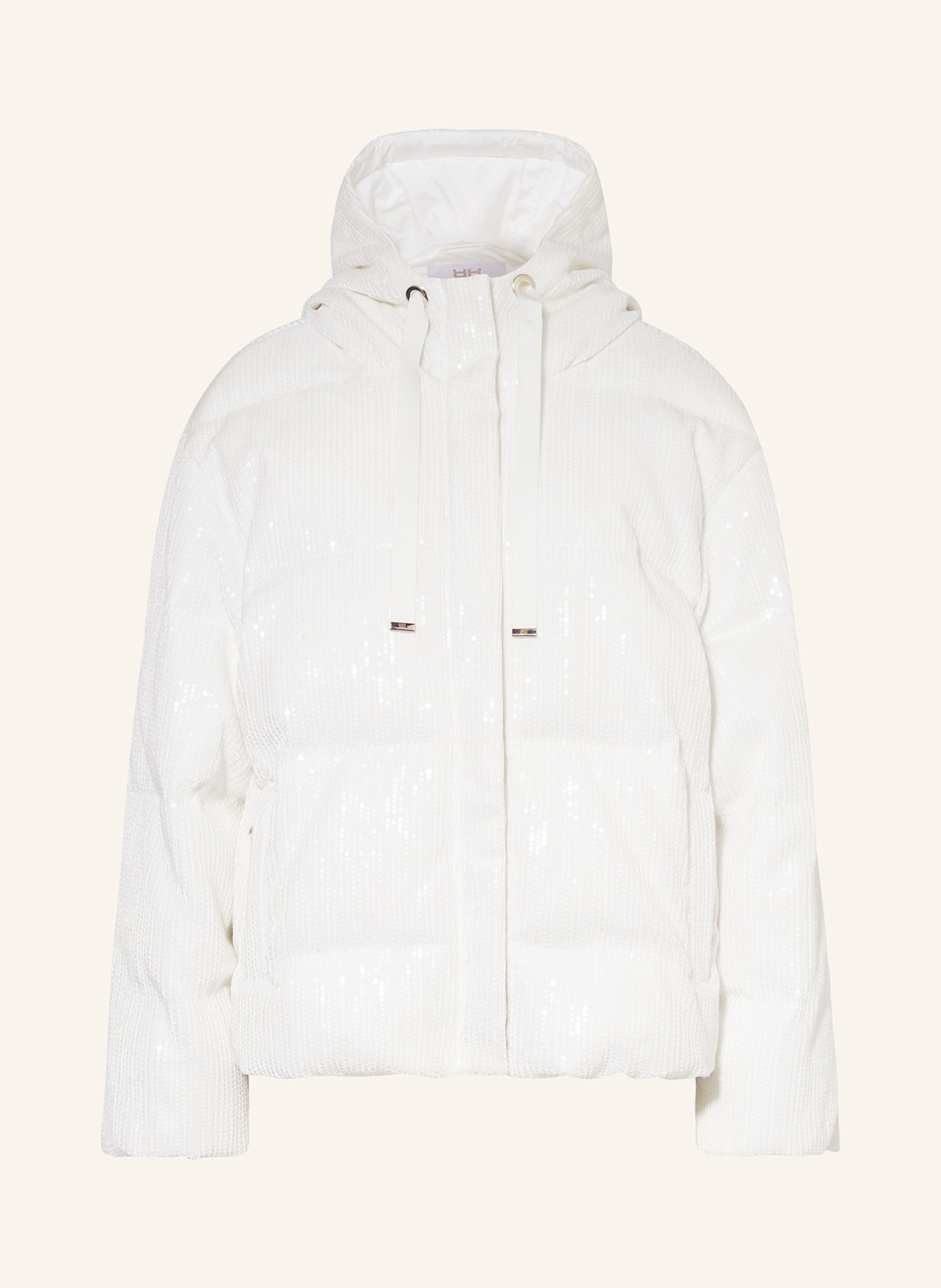 RIANI Steppjacke mit Pailletten: WEISS