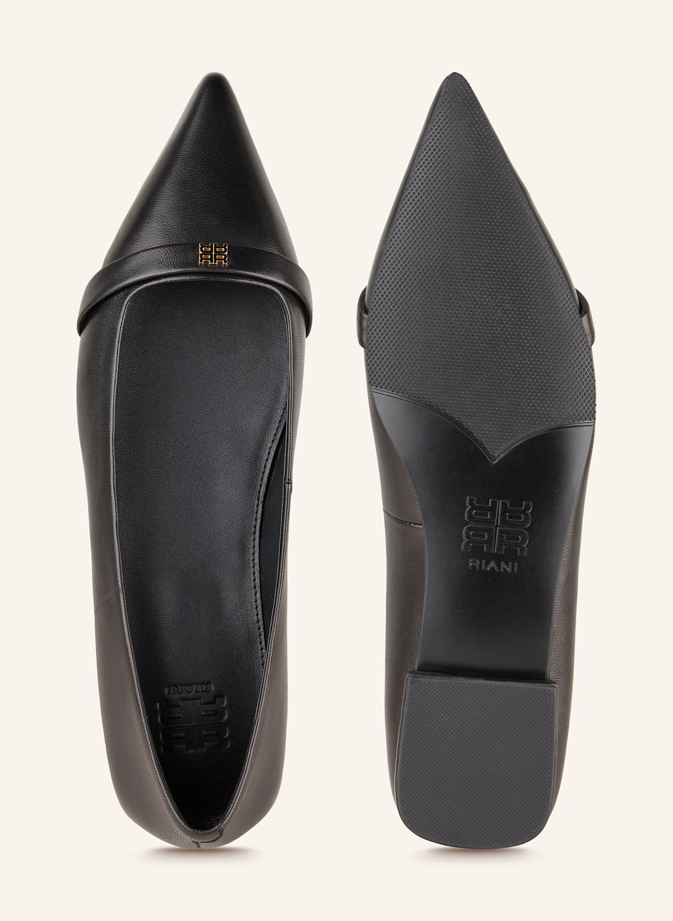RIANI Baleriny: CZARNY