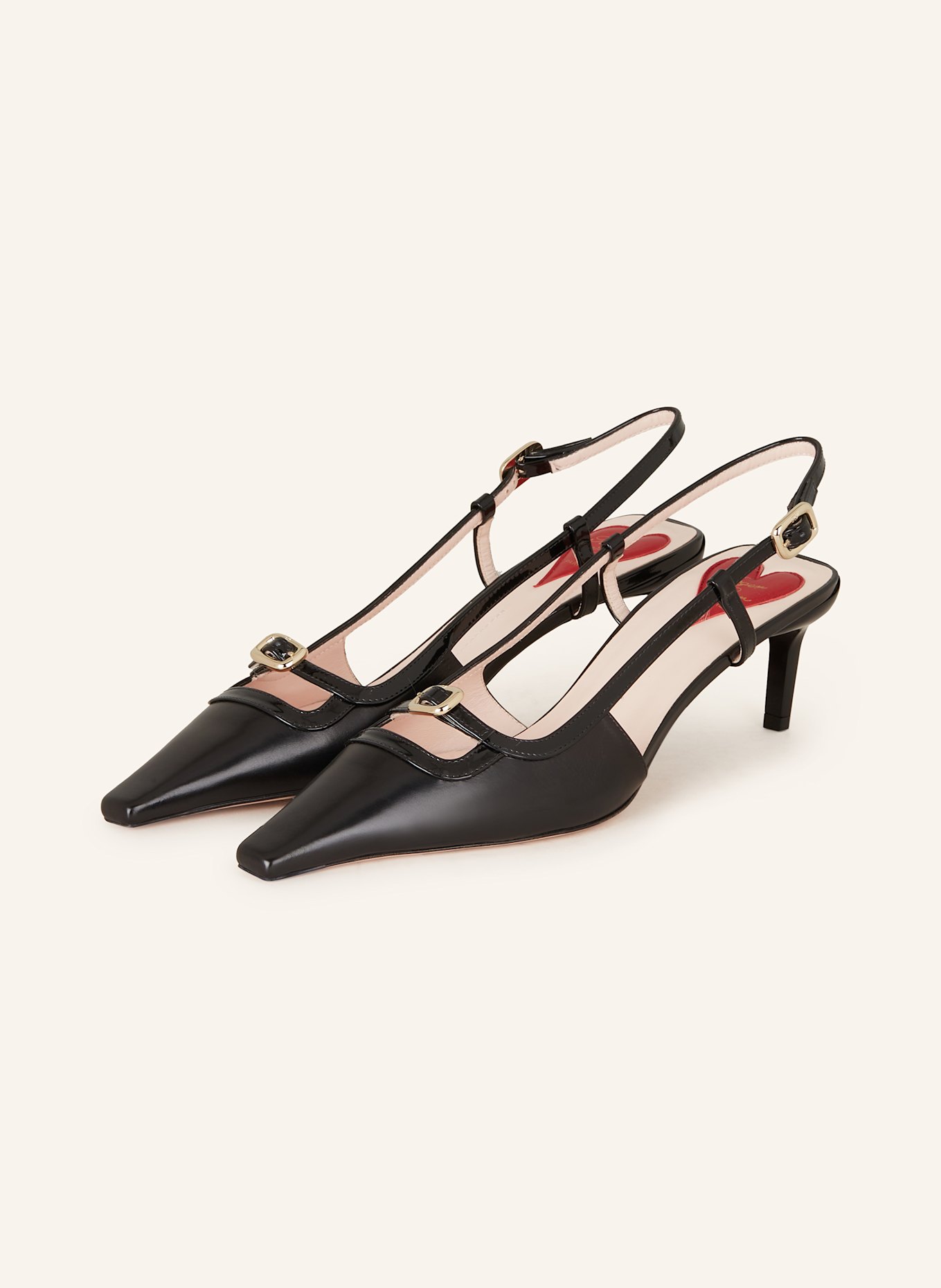 Roger Vivier Slingpumps VIV' CANARD: SCHWARZ
