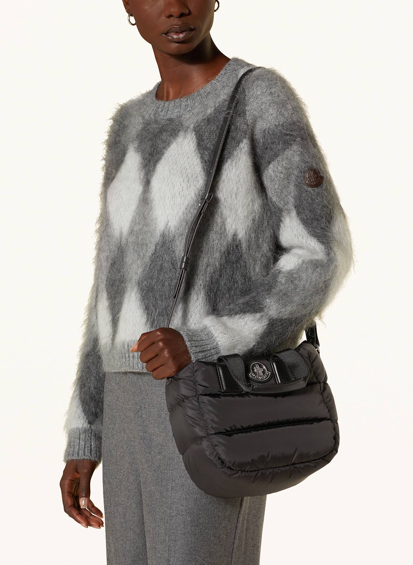 MONCLER Torba shopper CARADOC MINI: CZARNY