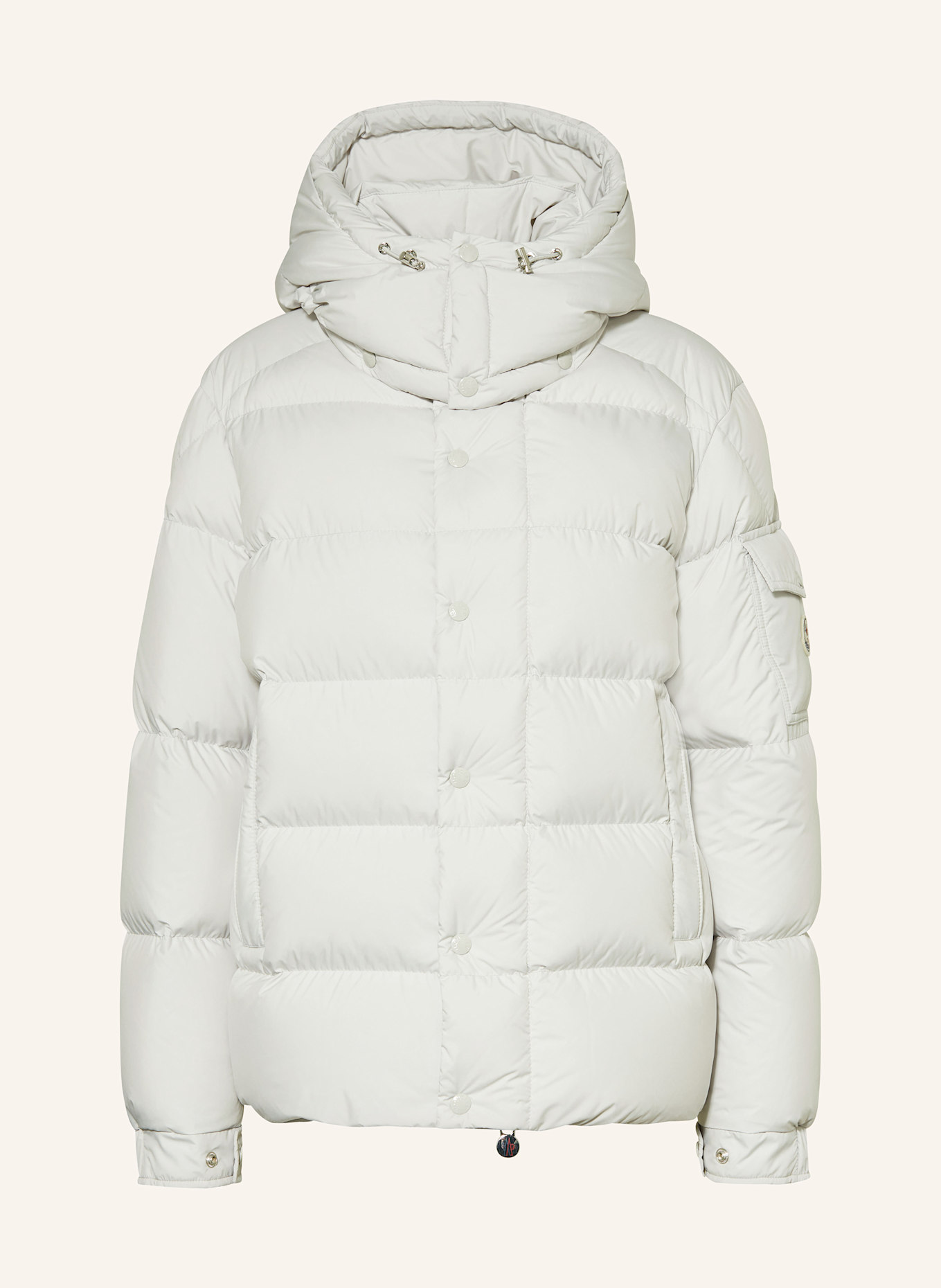 Down jacket with removable hood hot sale