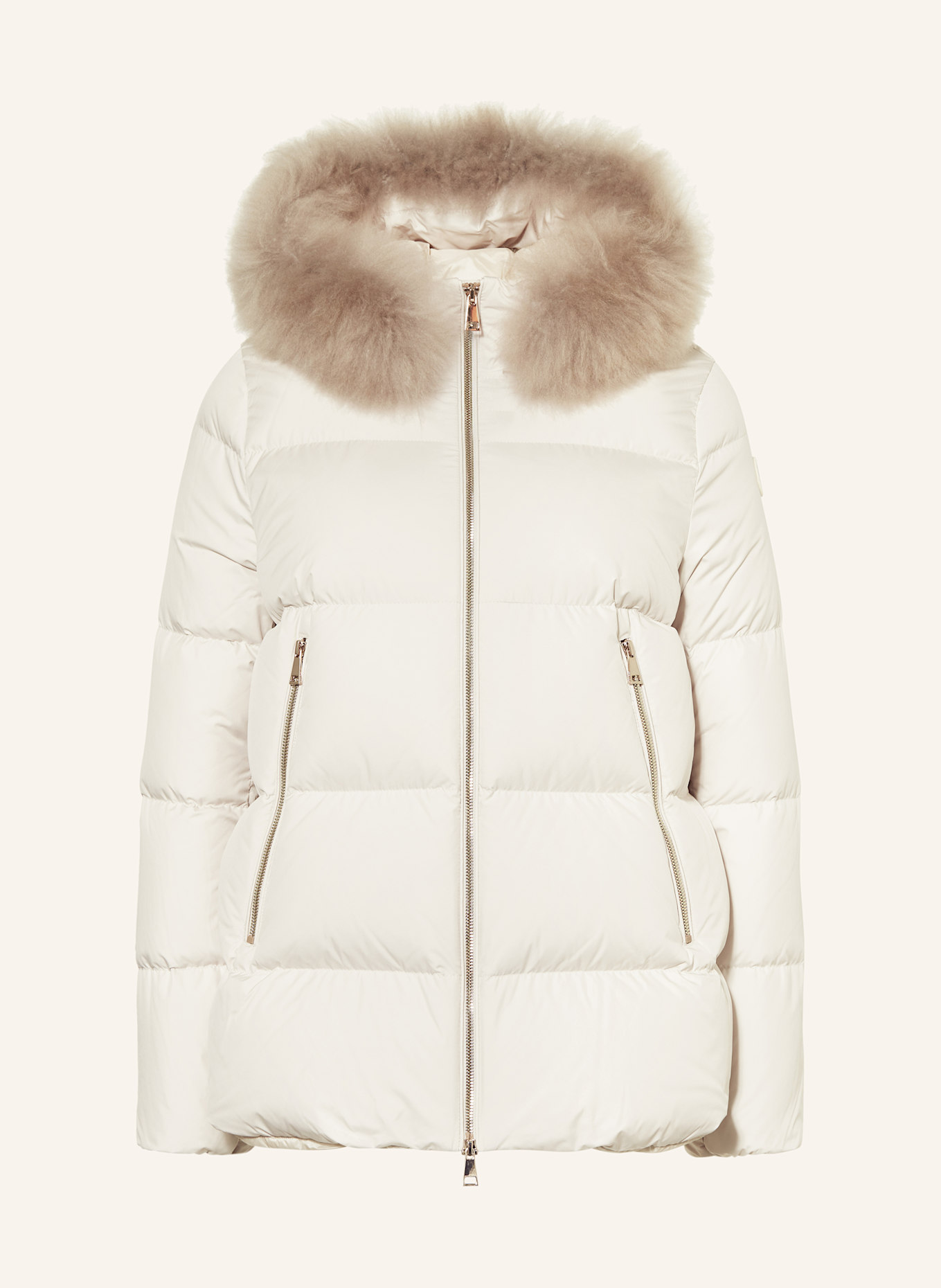 MONCLER Down jacket LAICHEFUR: CREAM (Image 1)
