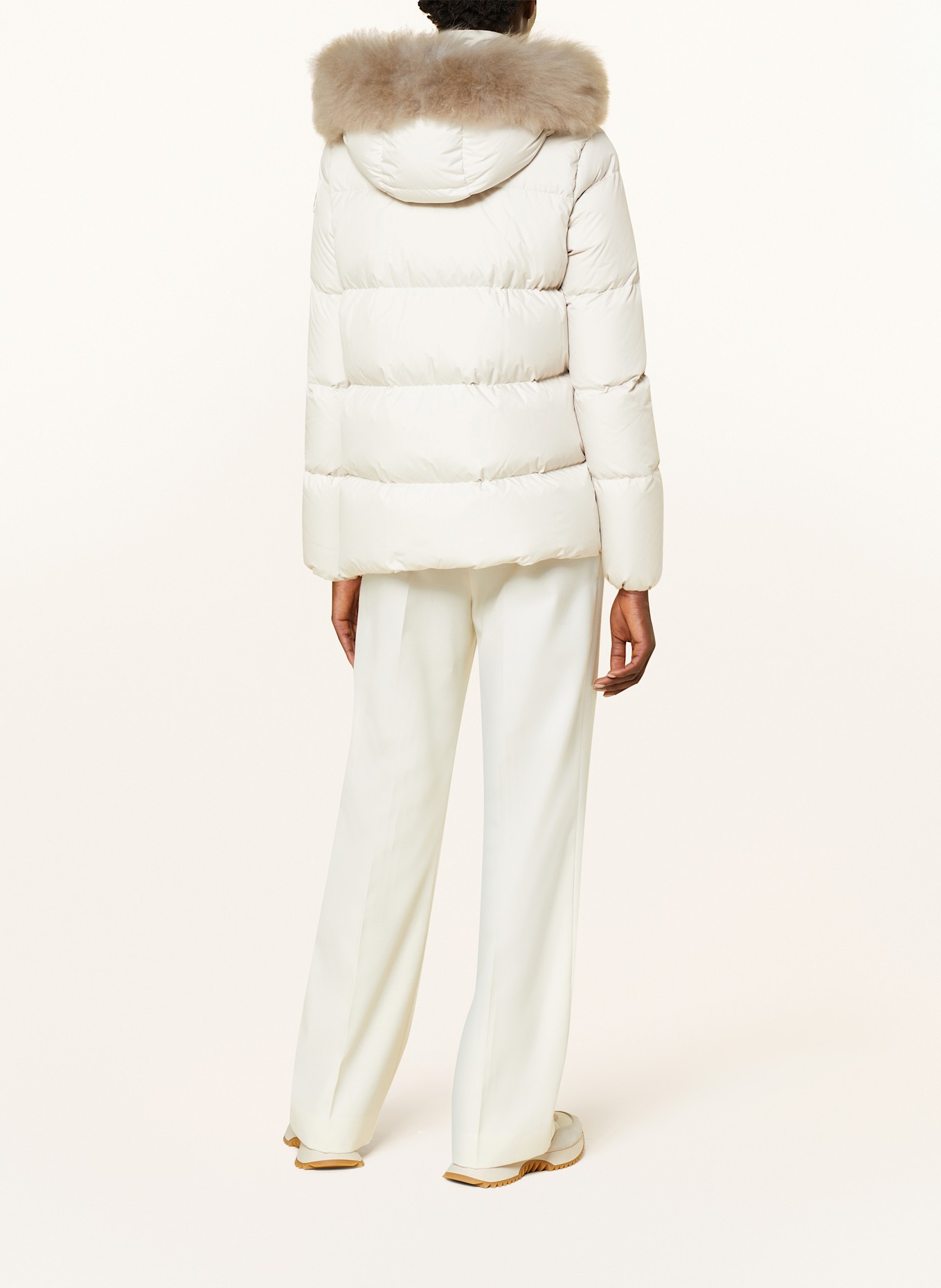 MONCLER Down jacket LAICHEFUR: CREAM (Image 3)