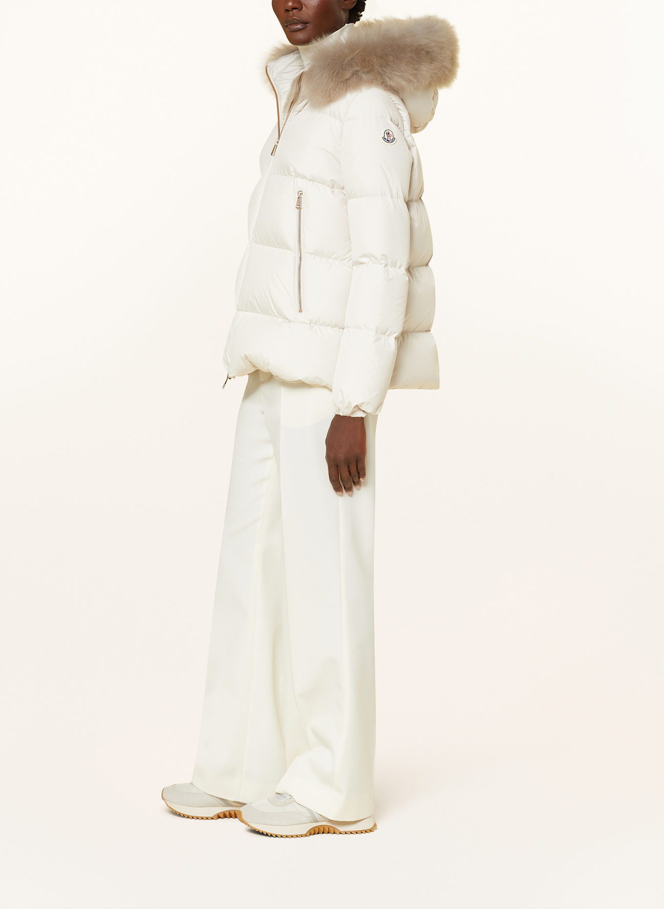 MONCLER Down jacket LAICHEFUR: CREAM (Image 4)