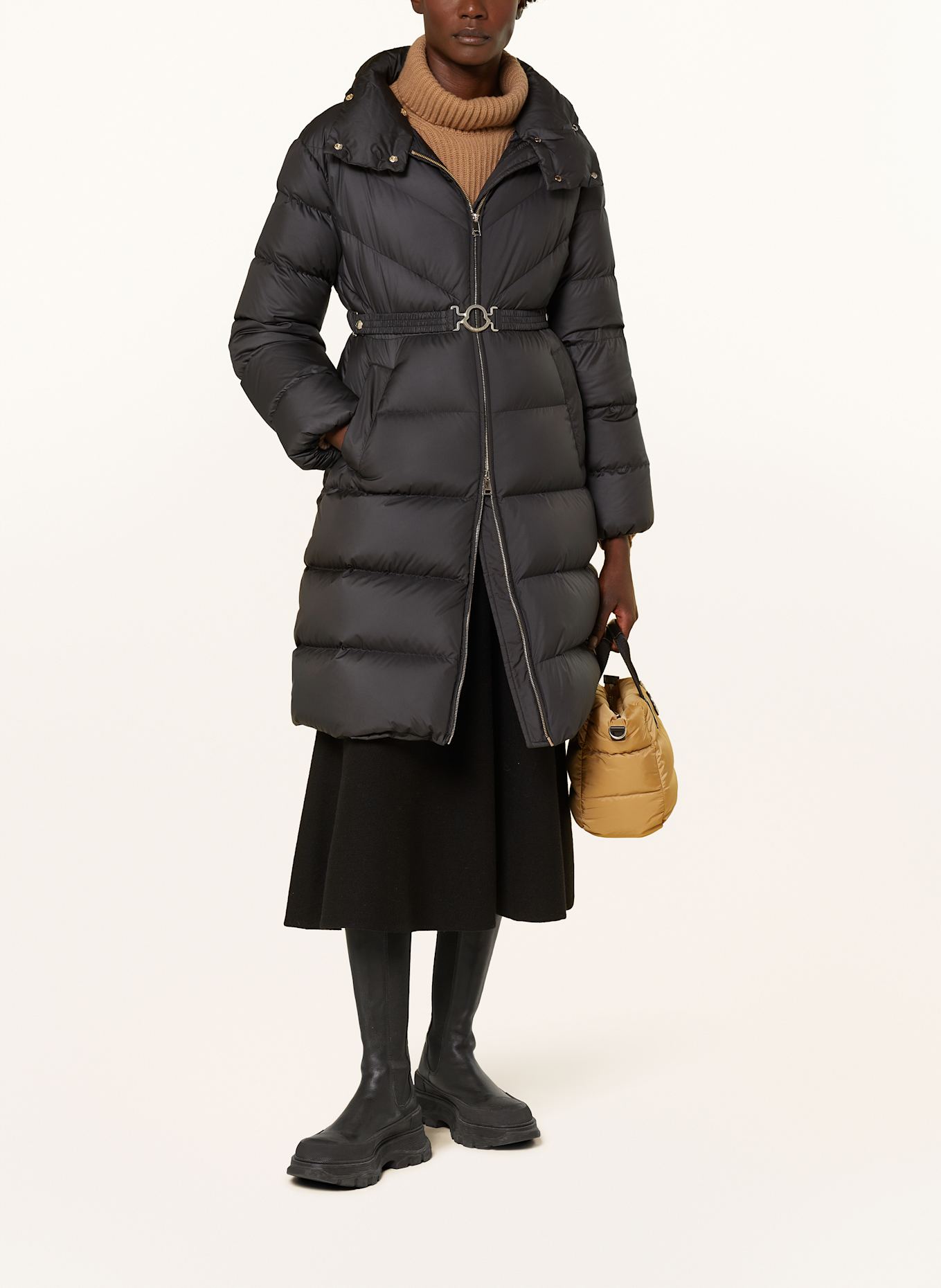 MONCLER Daunenmantel: SCHWARZ