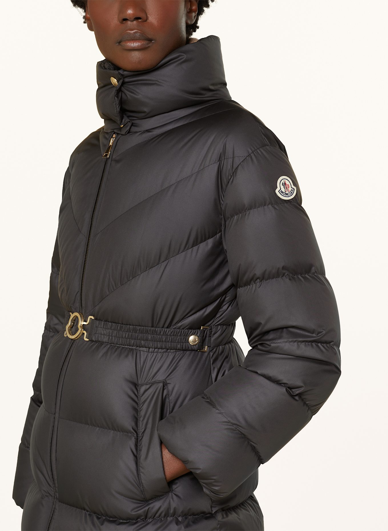 MONCLER Daunenmantel: SCHWARZ