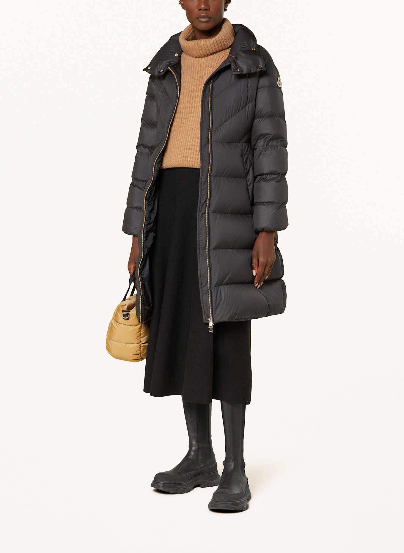 MONCLER Daunenmantel: SCHWARZ