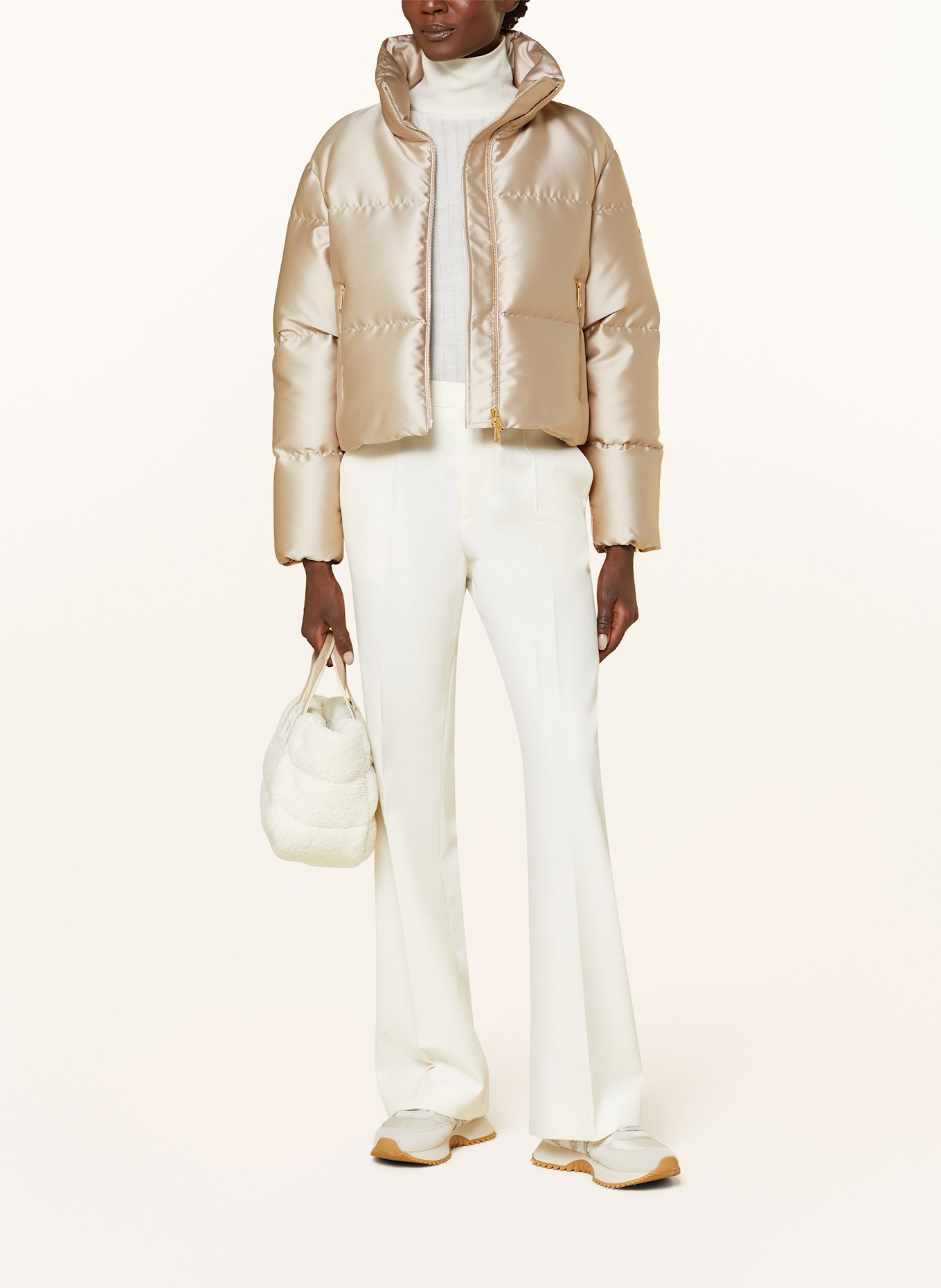 Moncler cropped jacket discount
