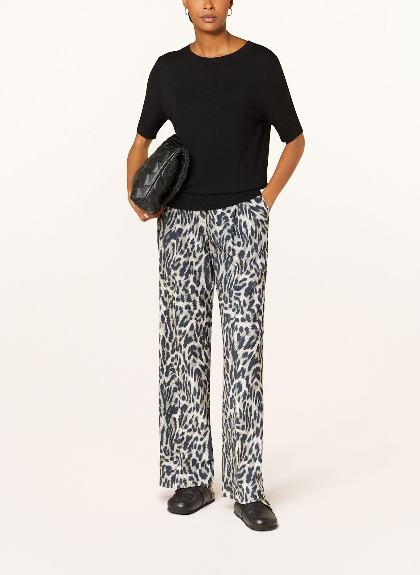 darling harbour Knit shirt: SCHWARZ