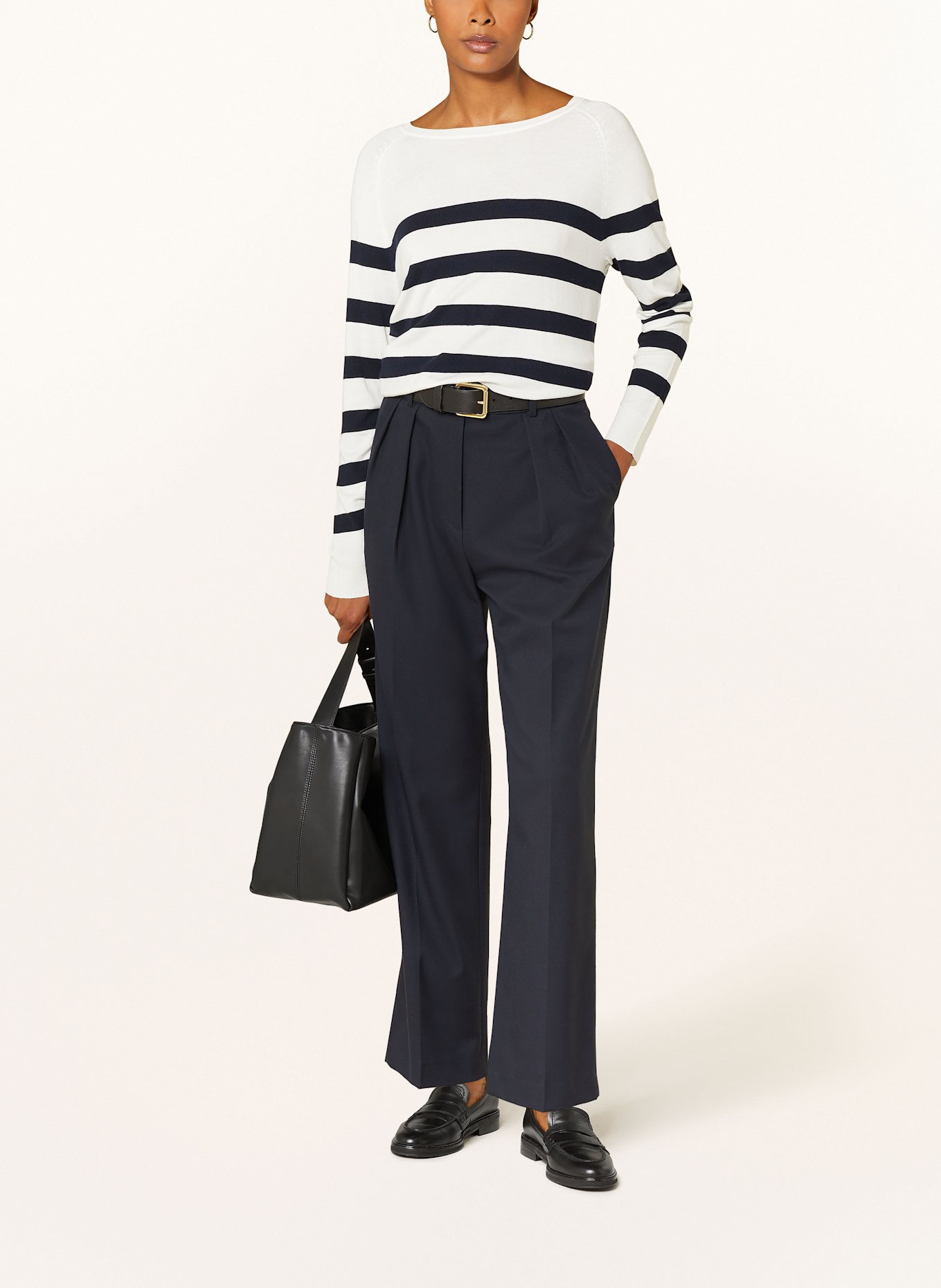 darling harbour Sweter: CREME / MARINE