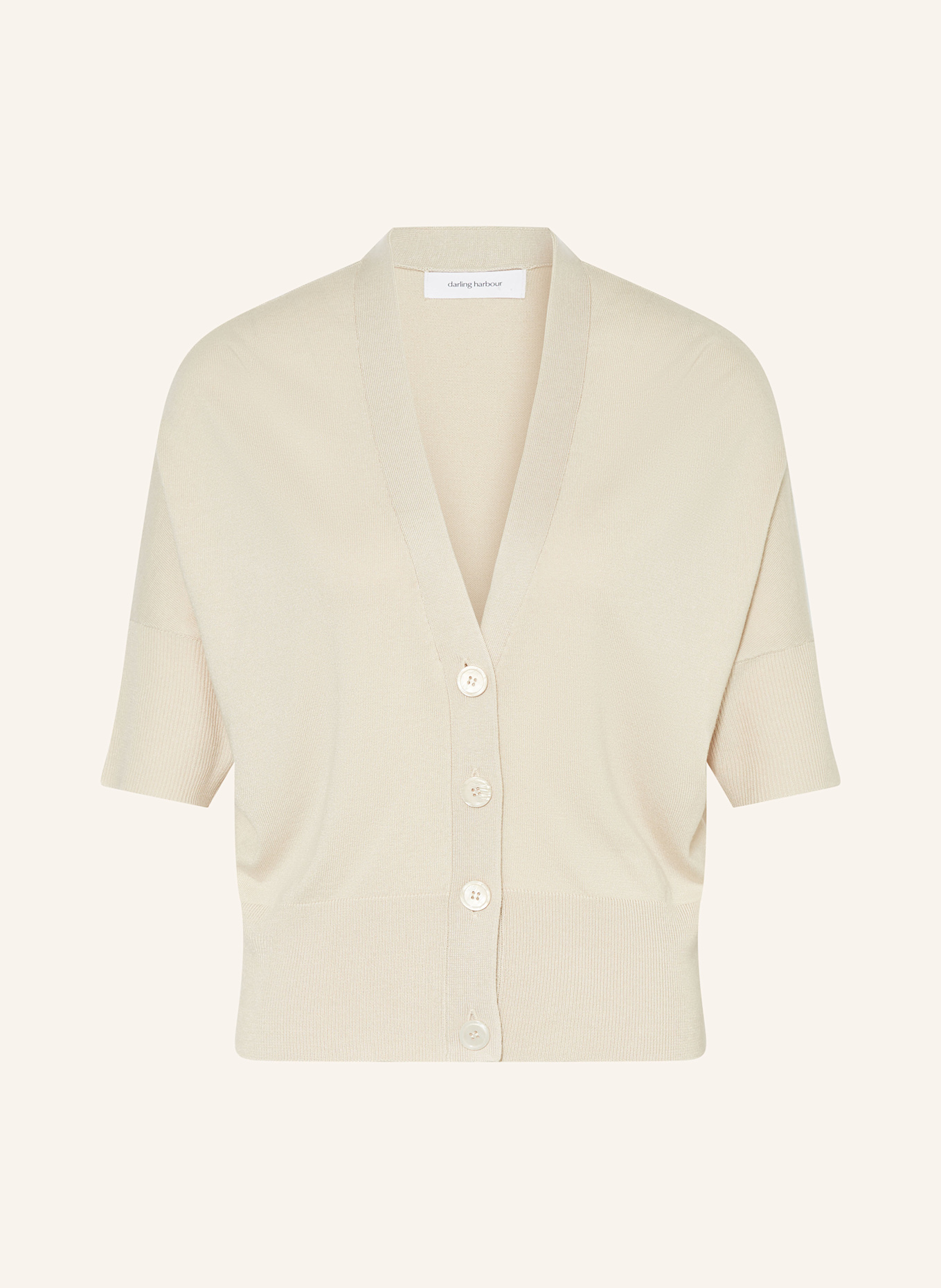 darling harbour Strickjacke: BEIGE