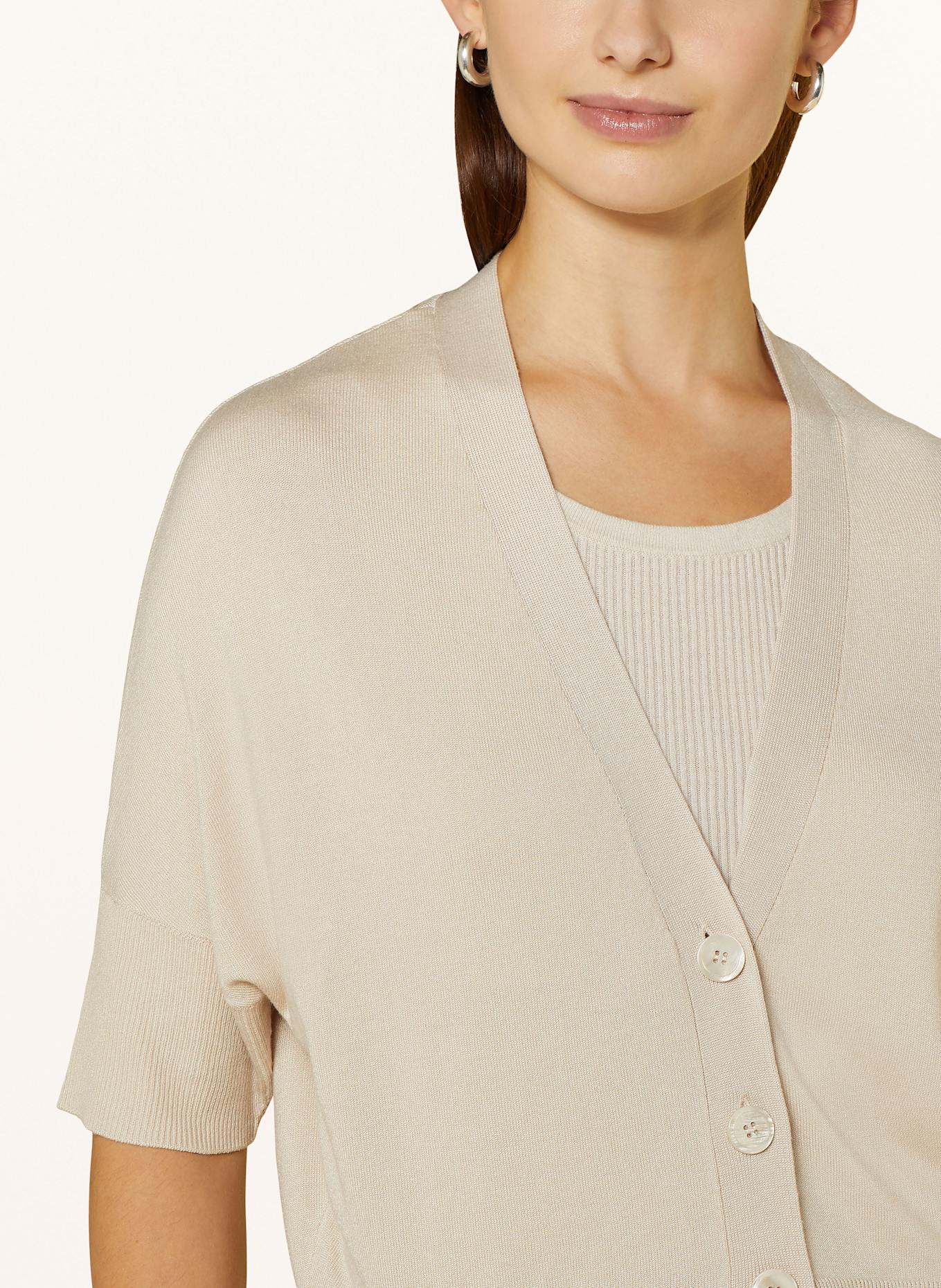 darling harbour Strickjacke: BEIGE