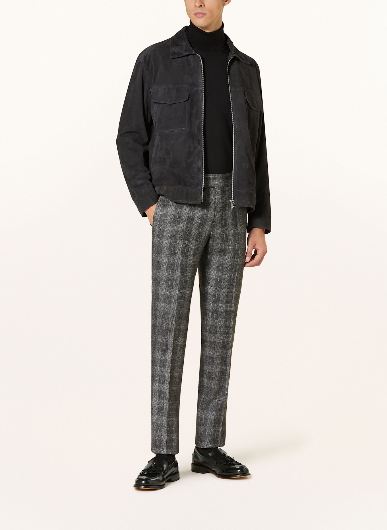 PT TORINO Chinosy slim fit, Kolor: CZIEMNOSZARY/ SZARY (Obrazek 2)