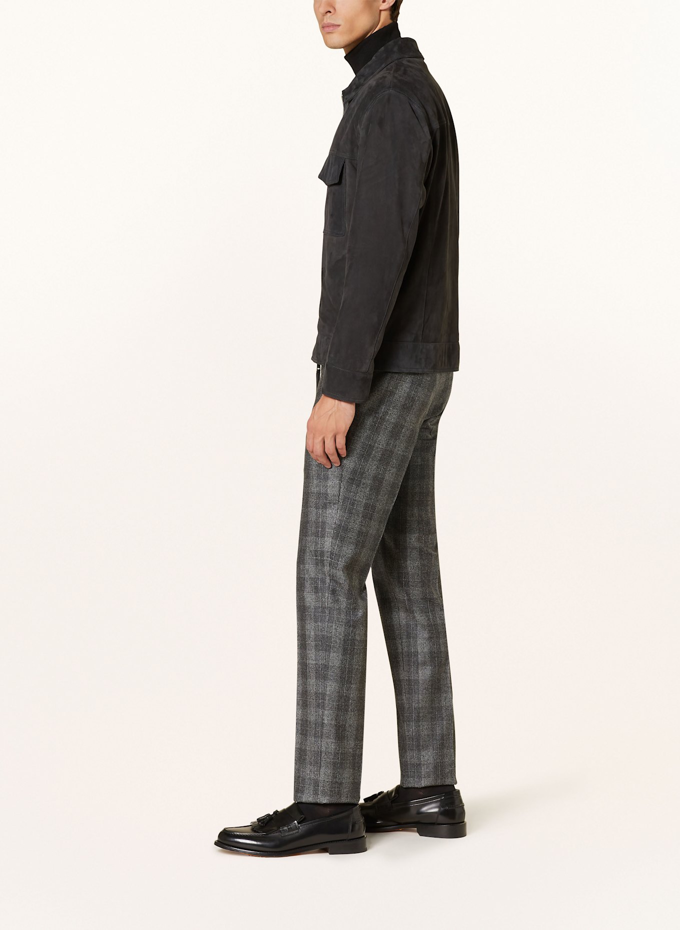 PT TORINO Chinosy slim fit, Kolor: CZIEMNOSZARY/ SZARY (Obrazek 4)