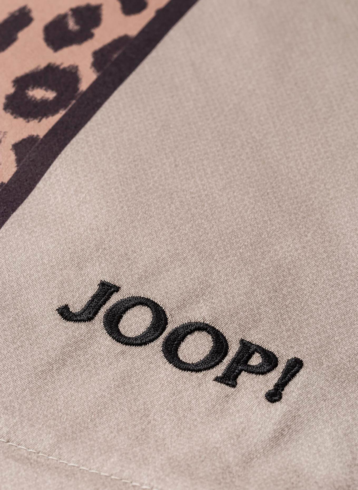 JOOP! Bettwäsche LEO: DUNKELBRAUN / GRAU