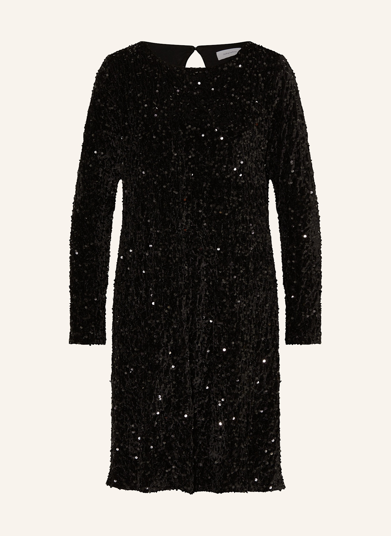 darling harbour Šaty s flitry: ČERNÁ