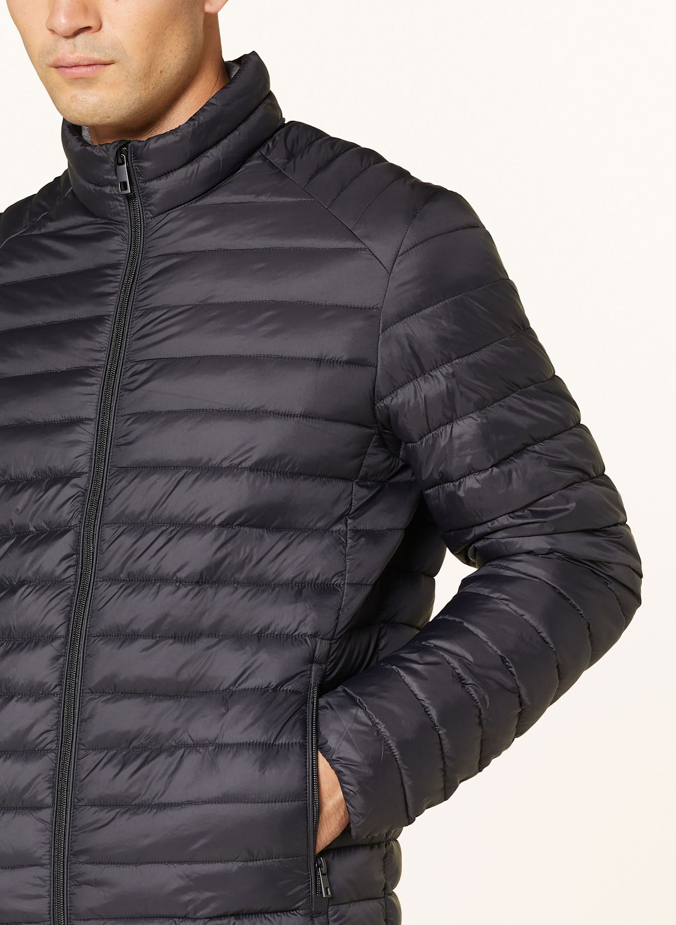 STROKESMAN'S Steppjacke, Farbe: SCHWARZ (Bild 4)