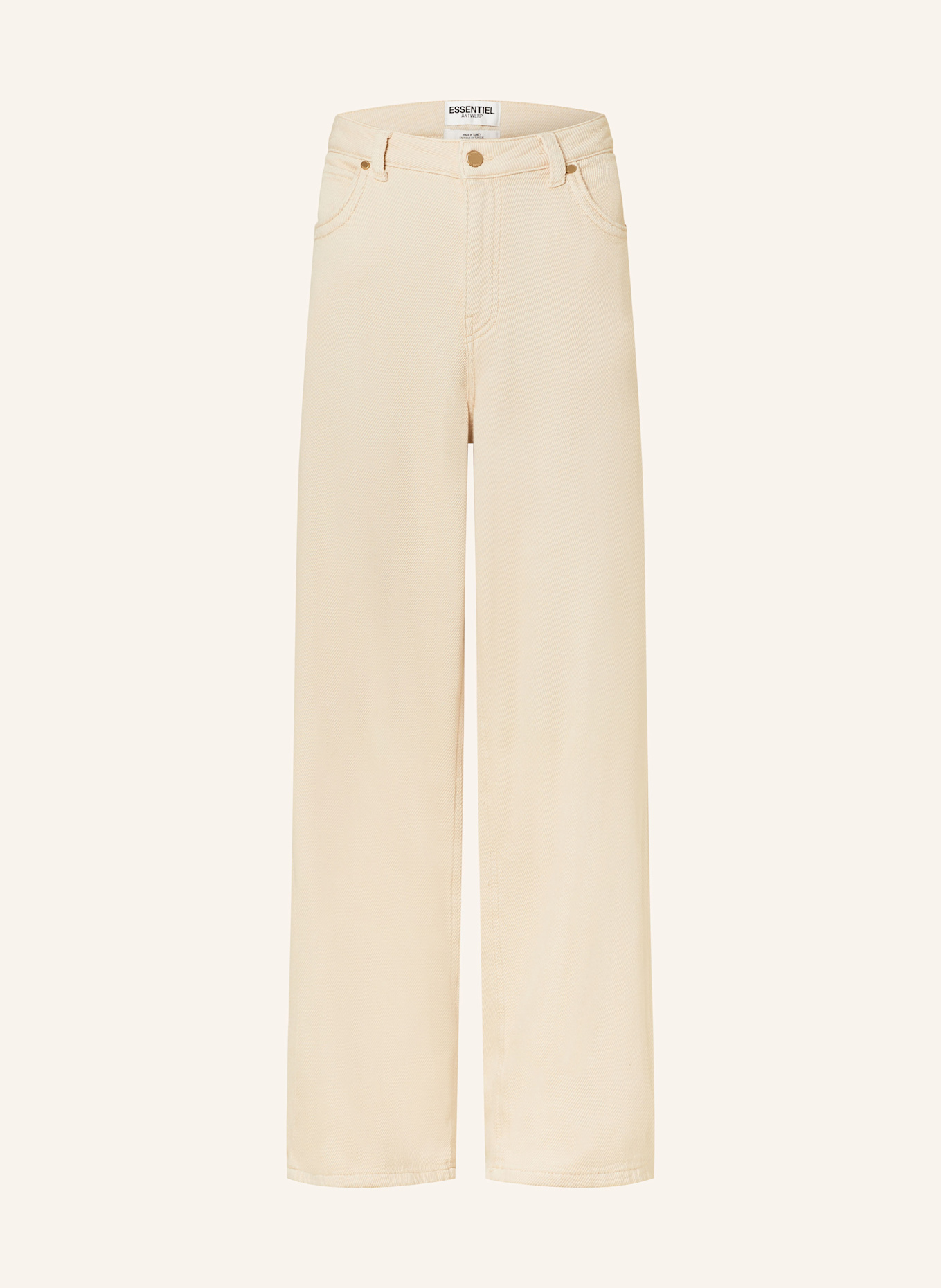 ESSENTIEL ANTWERP GINORMOUS wide leg trousers, Color: BEIGE (Image 1)