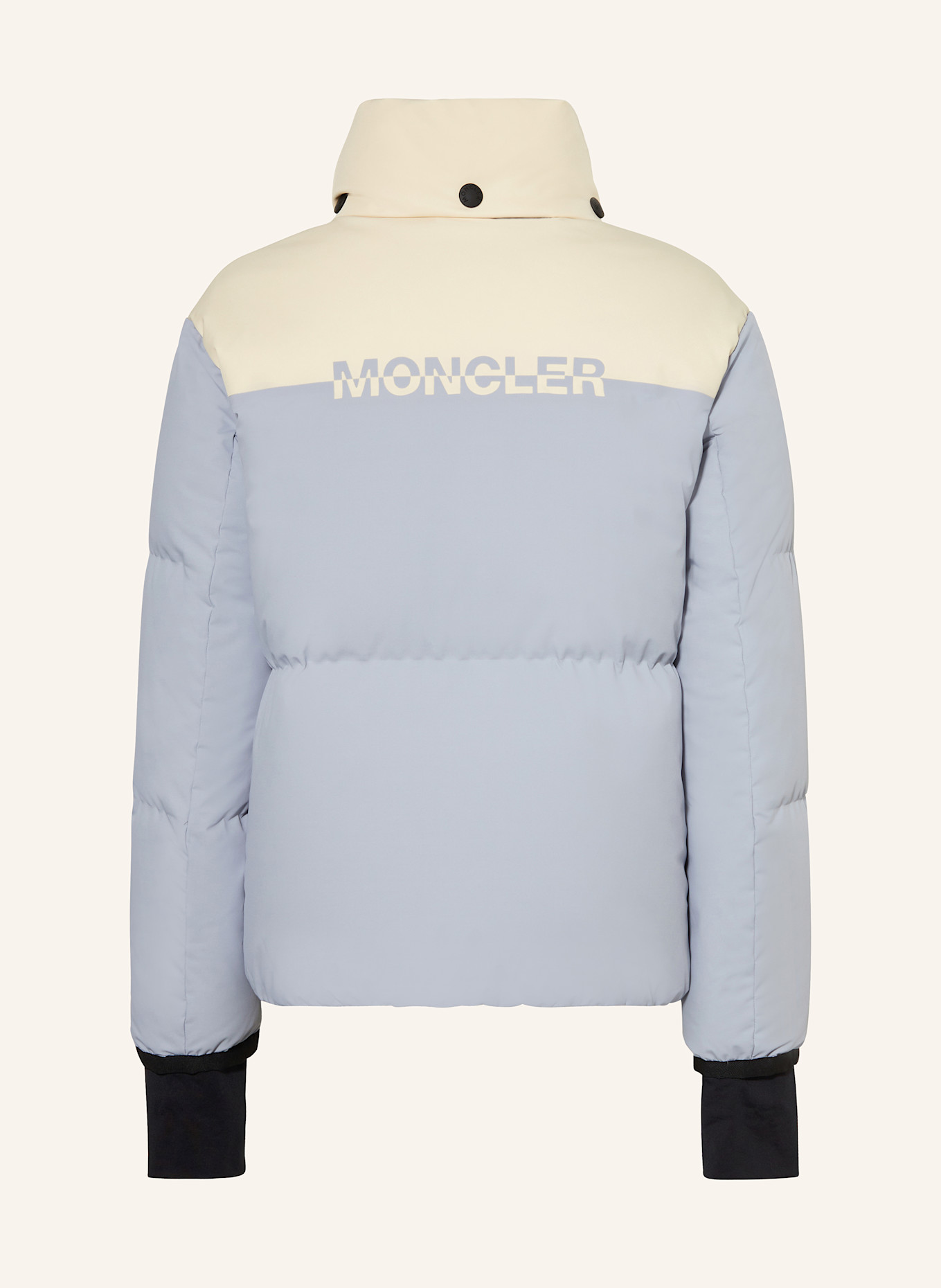 MONCLER enfant Daunen-Skijacke STENNES: BLAUGRAU/ ECRU
