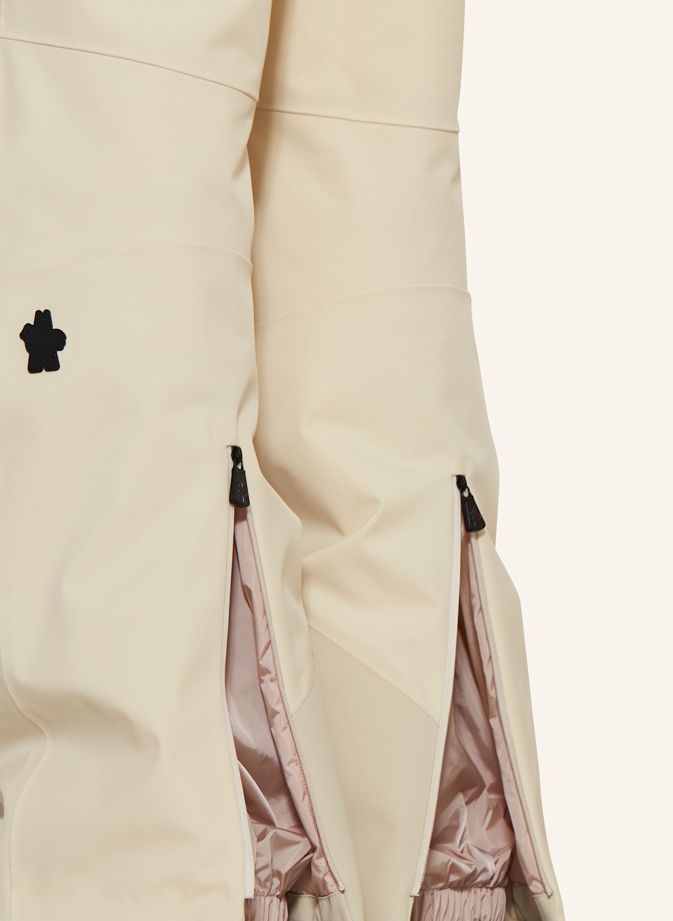 MONCLER enfant Skihose BIB: CREME