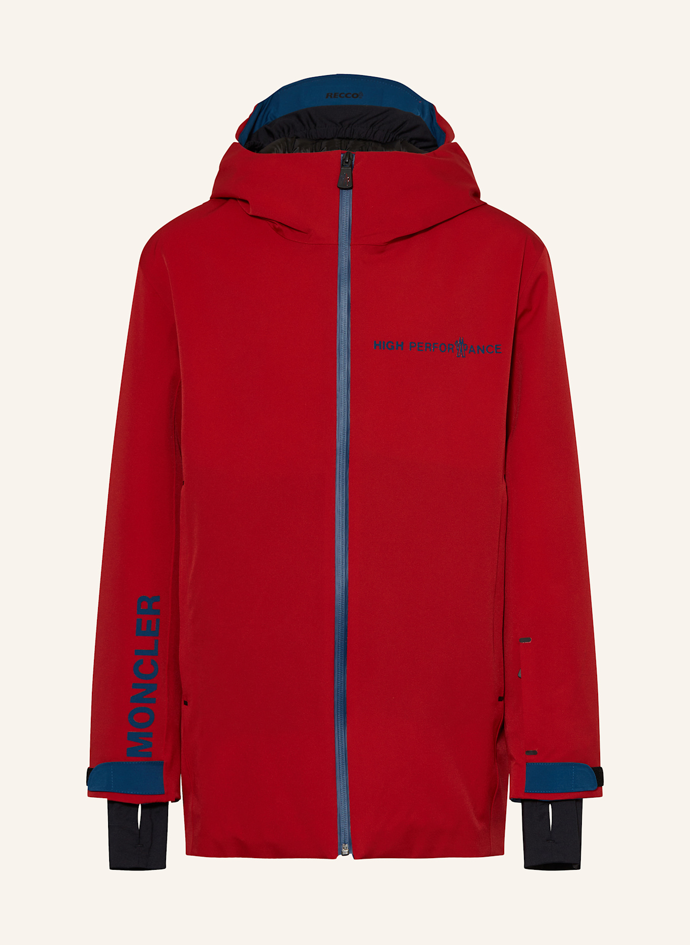 MONCLER enfant Skijacke MORIOND: ROT