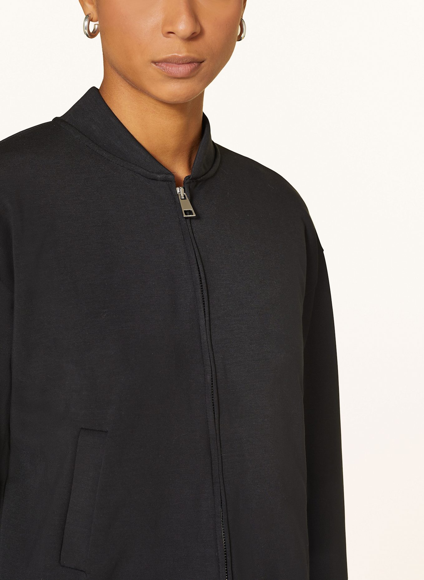 Smile harbour Sweat jacket, Color: SCHWARZ (Image 4)