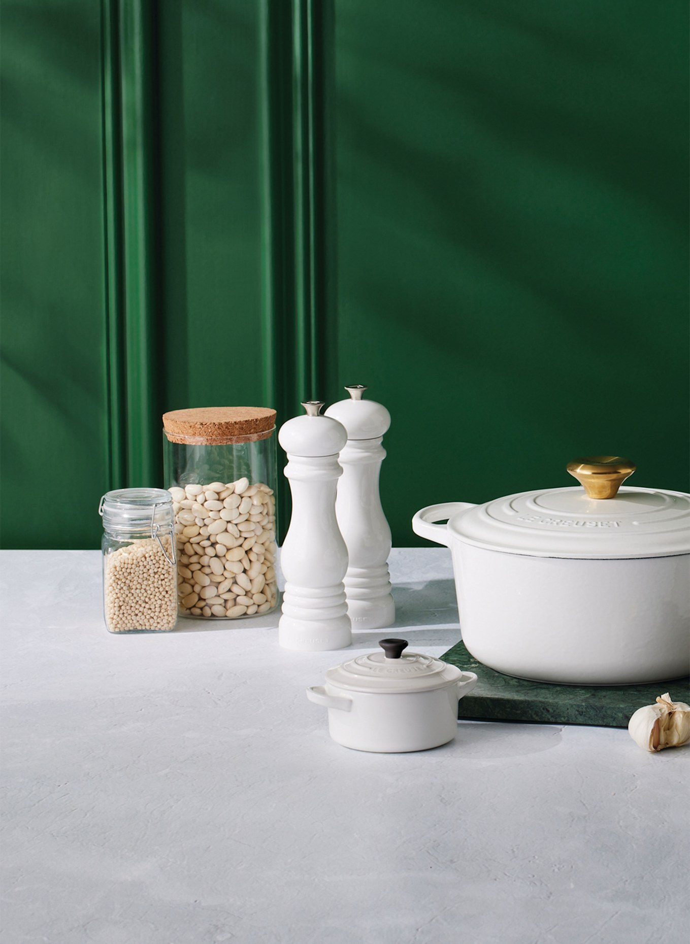 LE CREUSET Salzmühle: WEISS