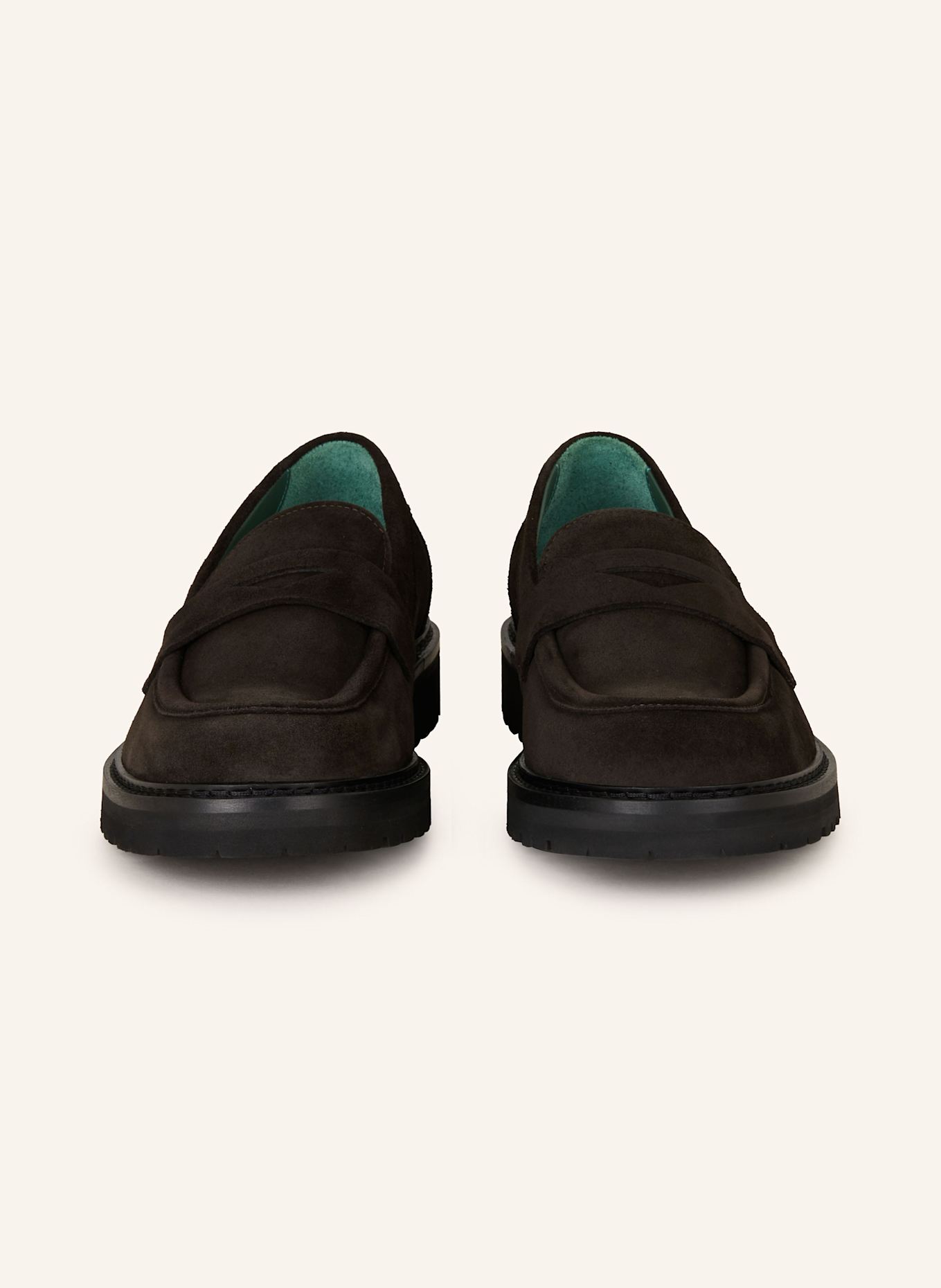 VINNY's Penny loafer RICHEE: DARK BROWN