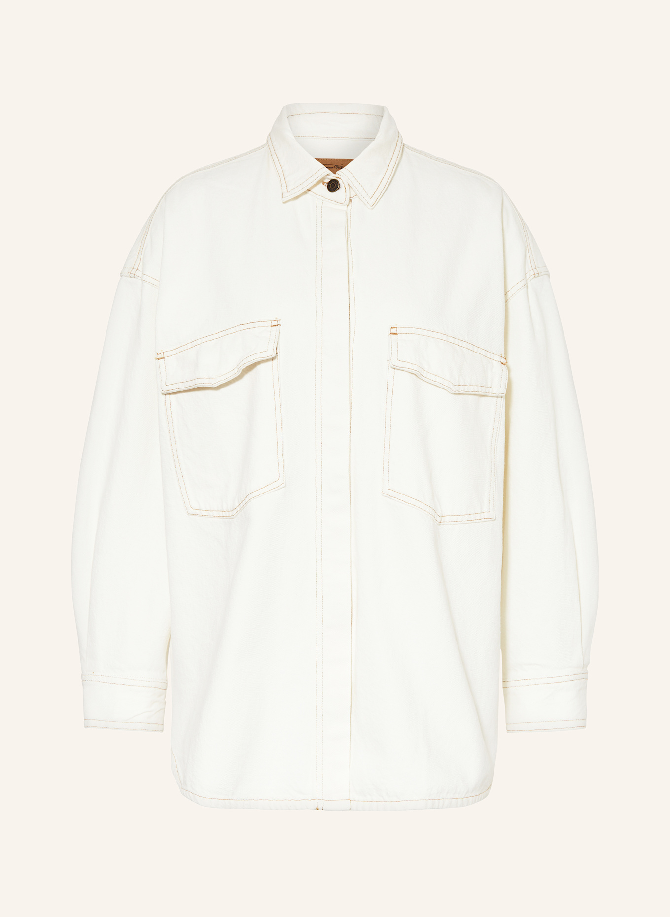 White cotton denim jacket deals