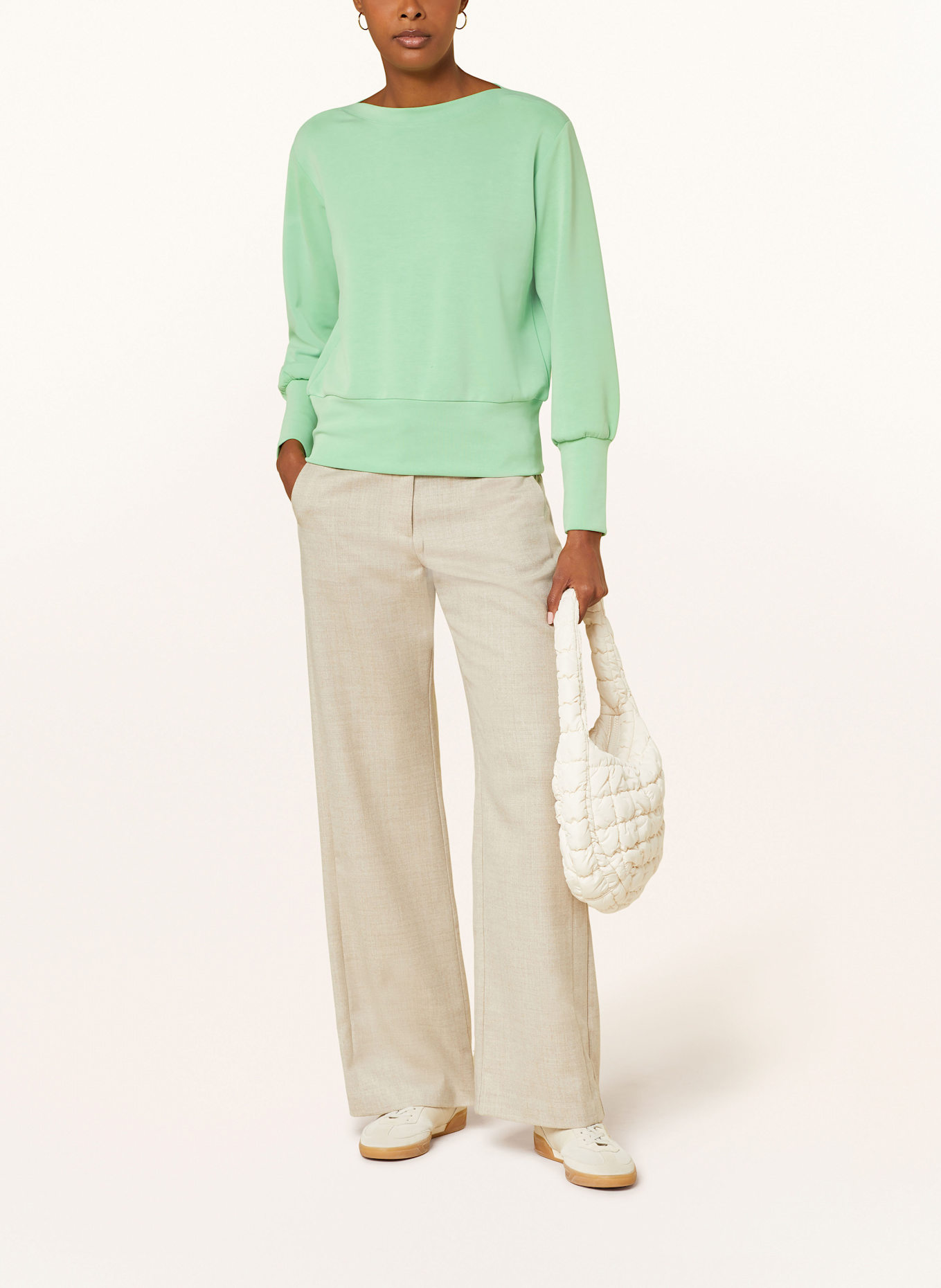 MORE & MORE Bluza nierozpinana, Kolor: JASNOZIELONY (Obrazek 2)