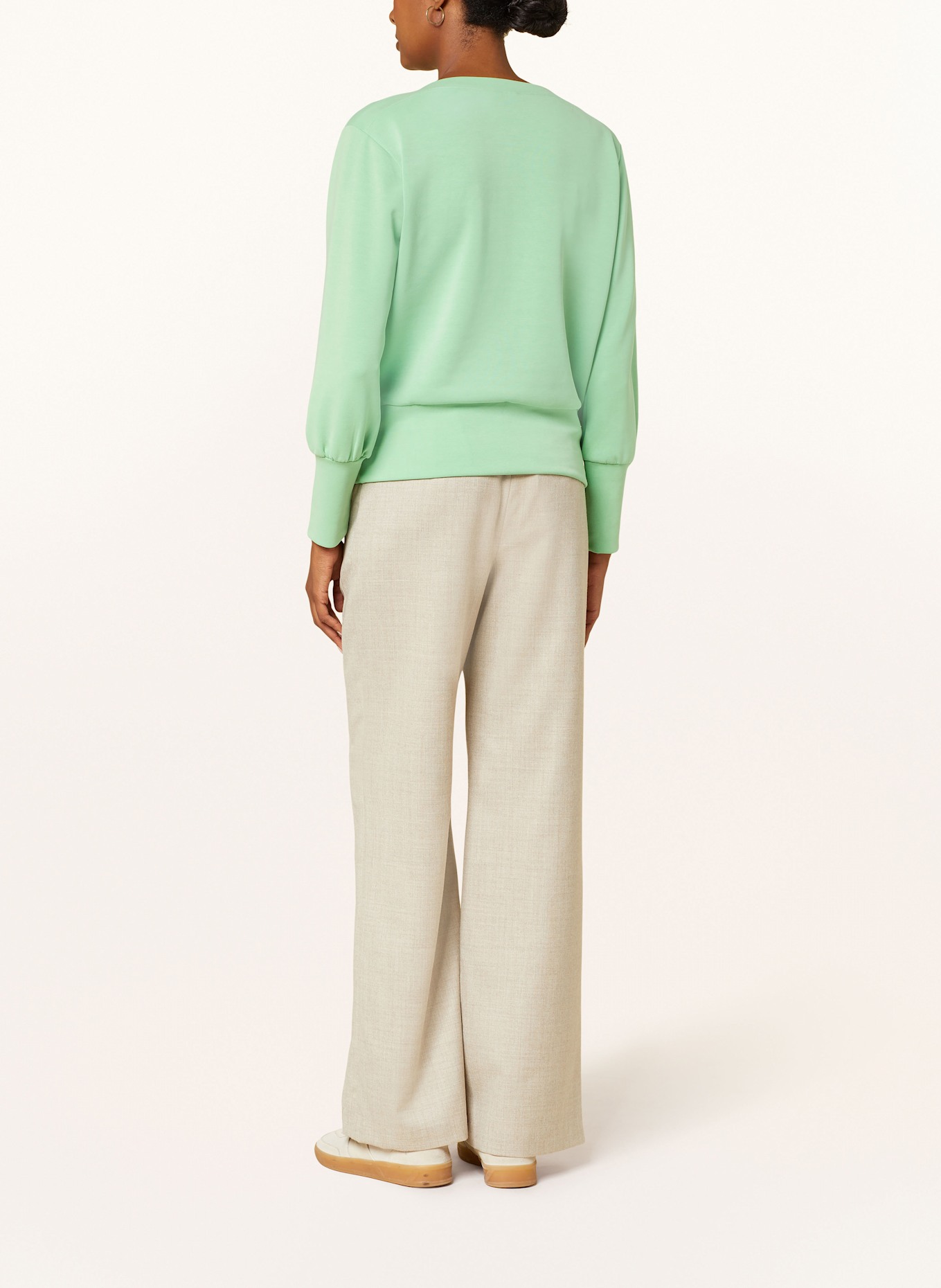 MORE & MORE Bluza nierozpinana, Kolor: JASNOZIELONY (Obrazek 3)