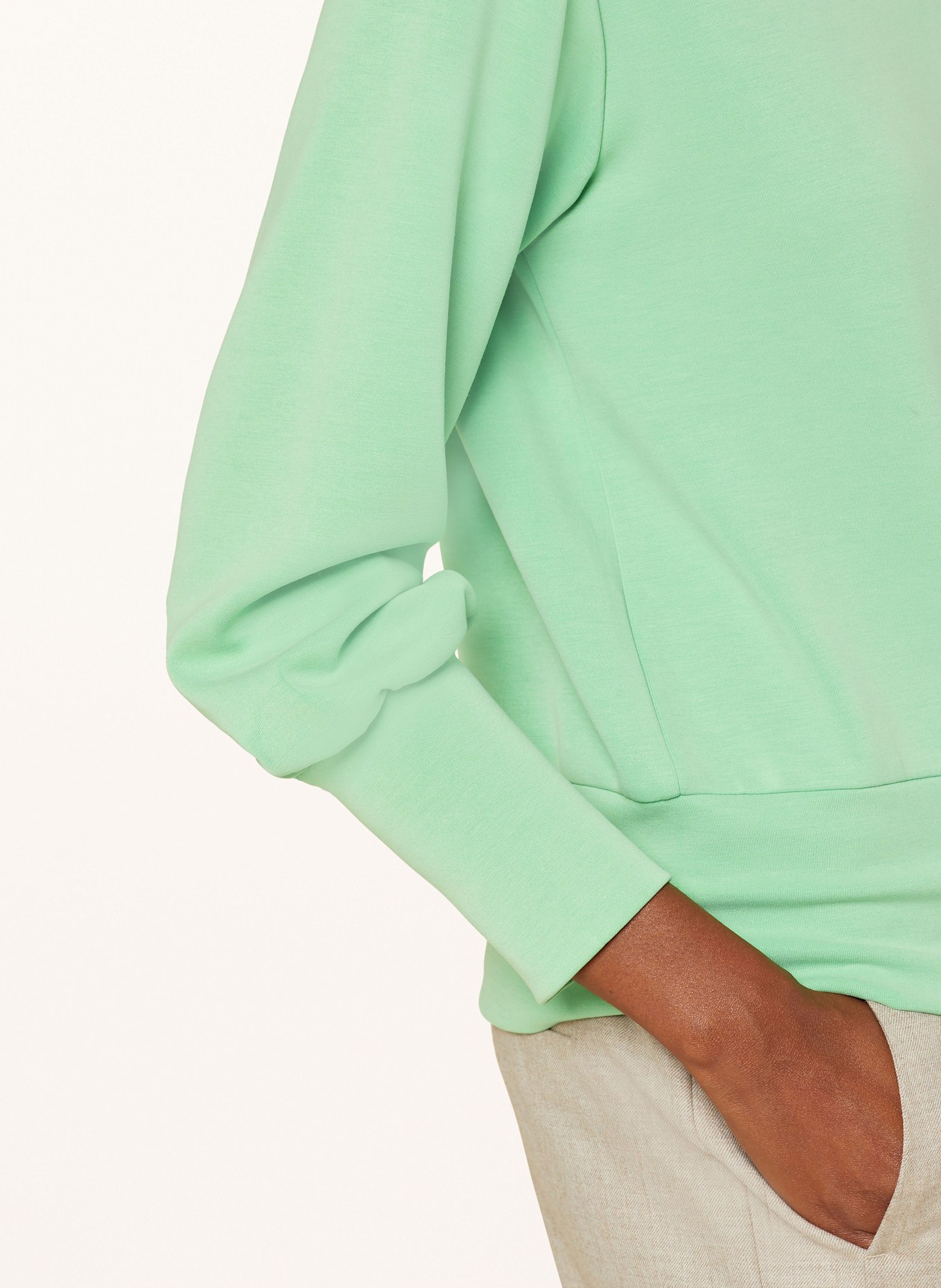 MORE & MORE Bluza nierozpinana, Kolor: JASNOZIELONY (Obrazek 5)