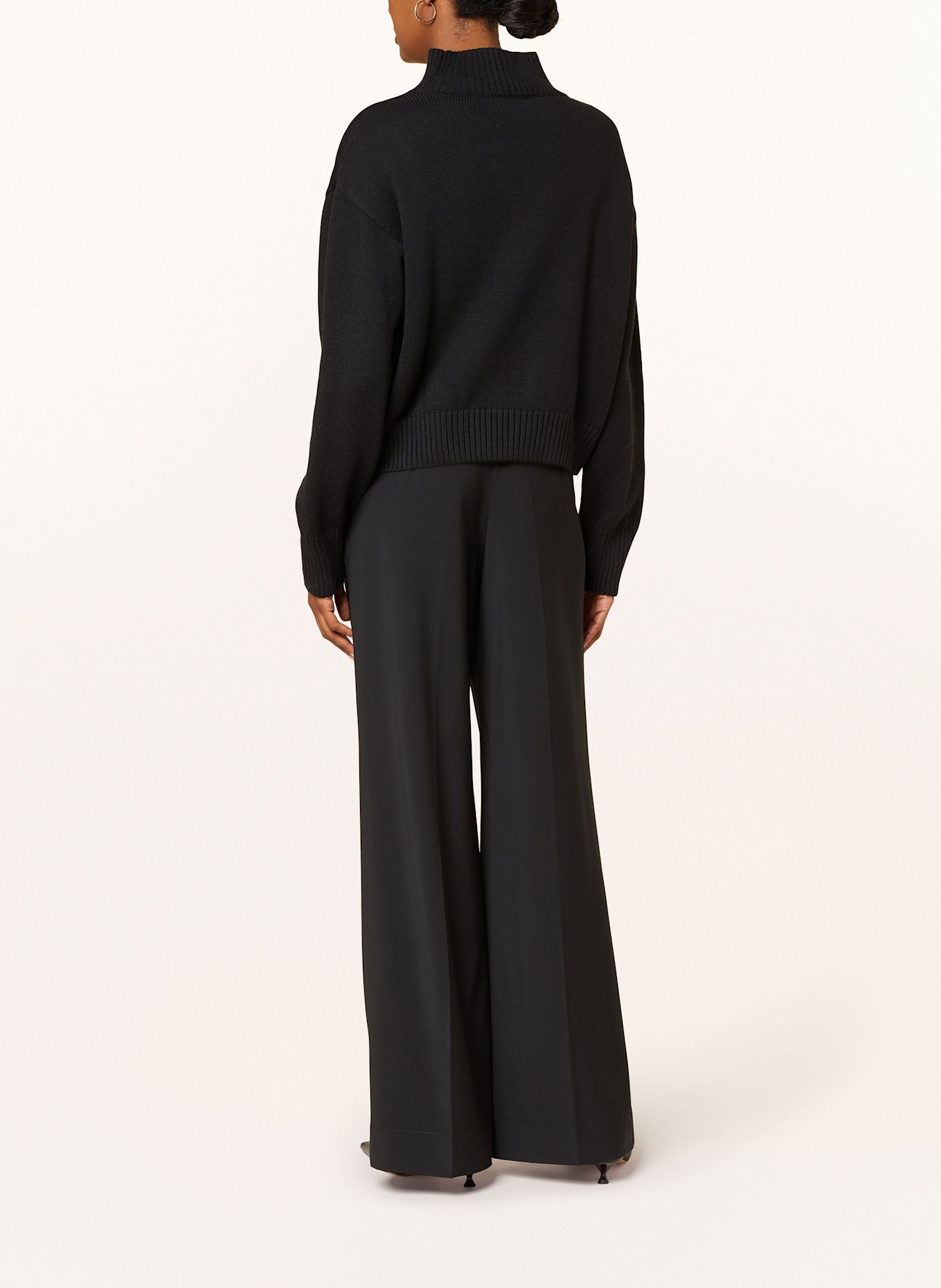 MORE & MORE Sweater with sequins: BLACK