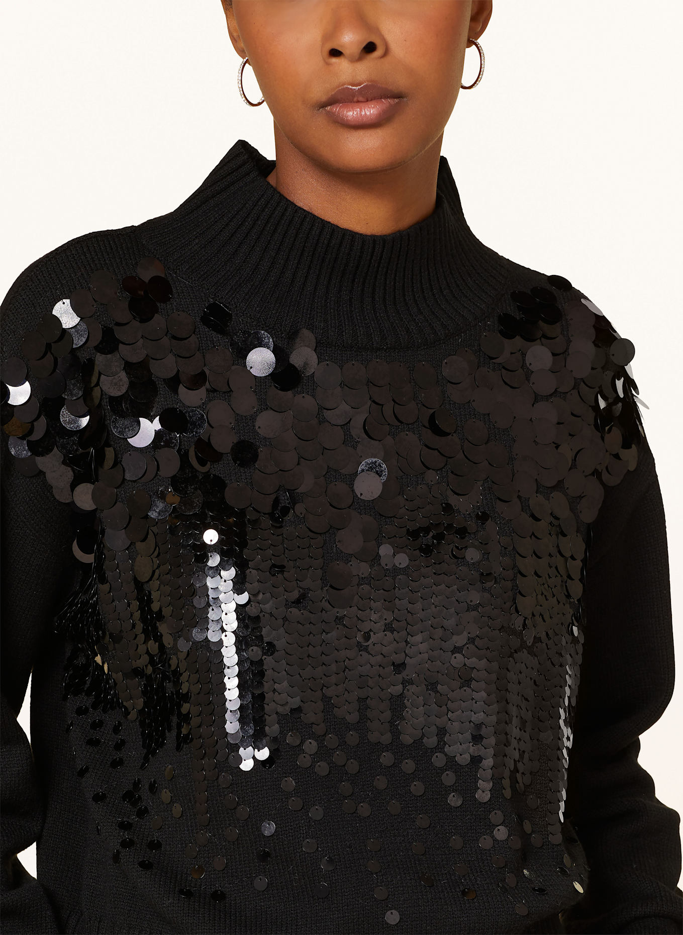 Rollkragenpullover Damen Pullover Mit Glitzer Pullover Damen