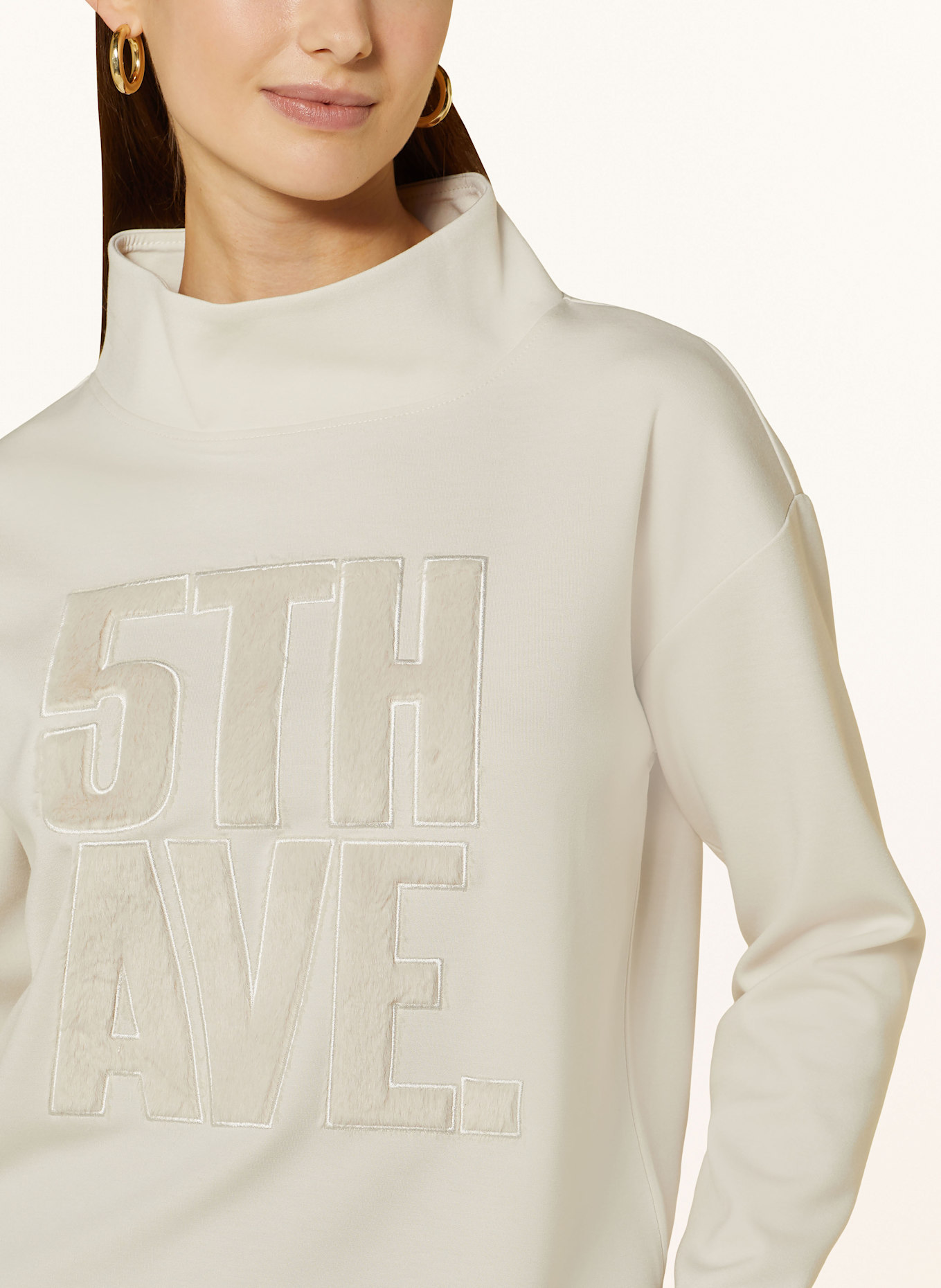 monari Sweatshirt, Color: ECRU (Image 4)