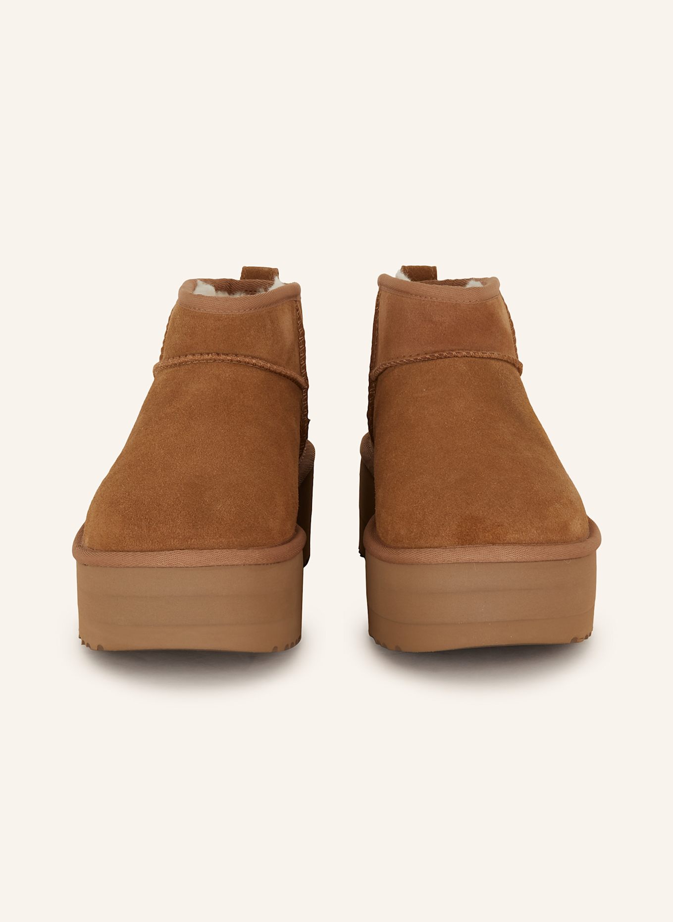 UGG Plateau-Boots CLASSIC ULTRA MINI PLATFORM: COGNAC