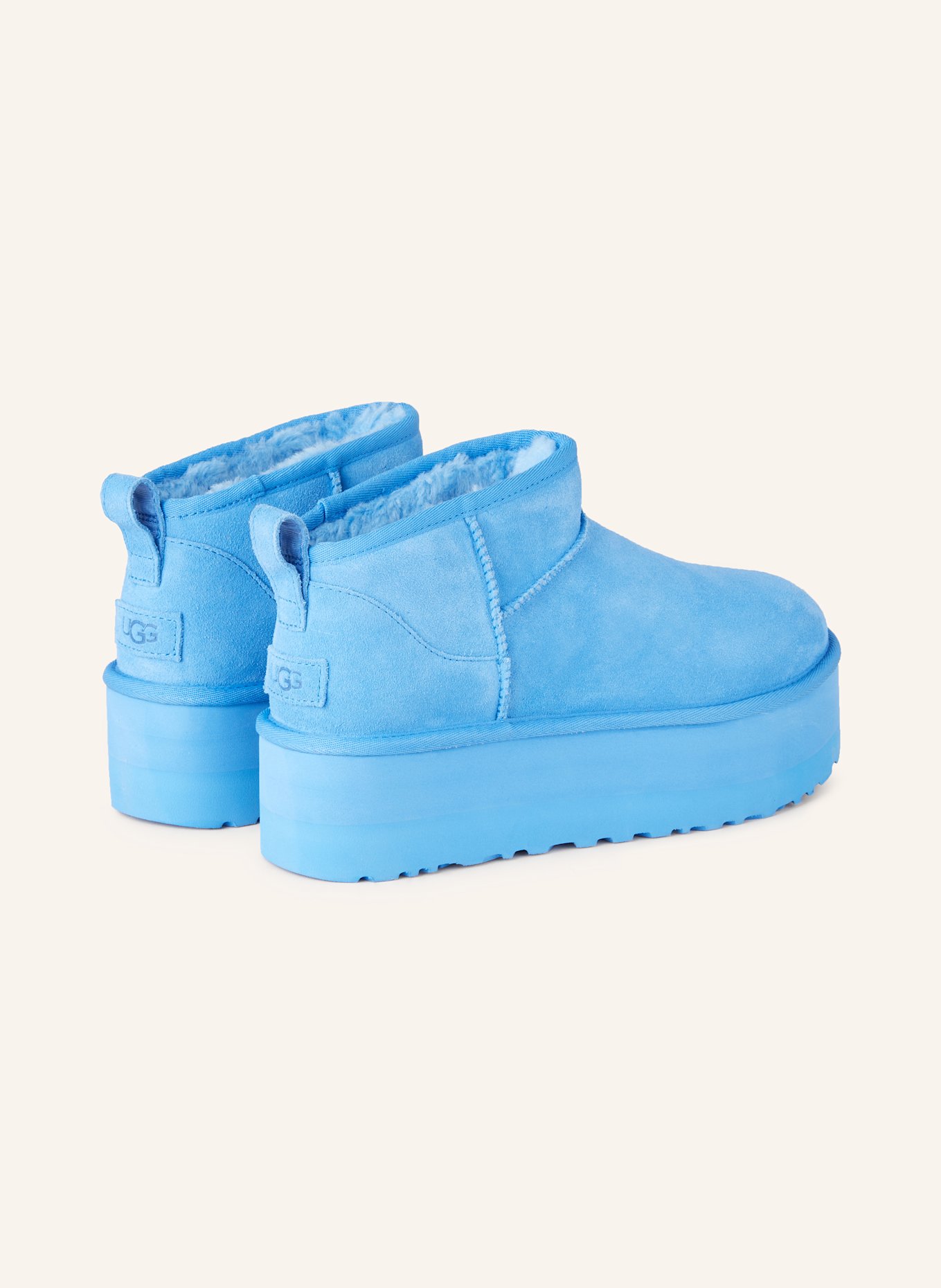UGG Plateau-Boots CLASSIC ULTRA MINI PLATFORM: BLAU