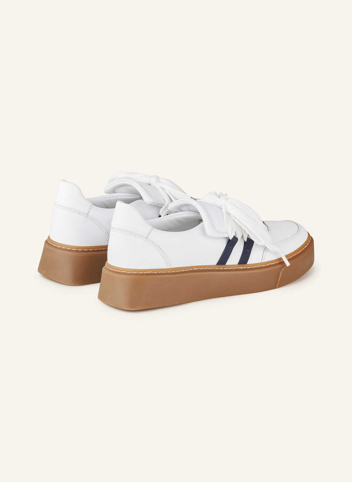 MARC CAIN Sneaker: 100 WHITE