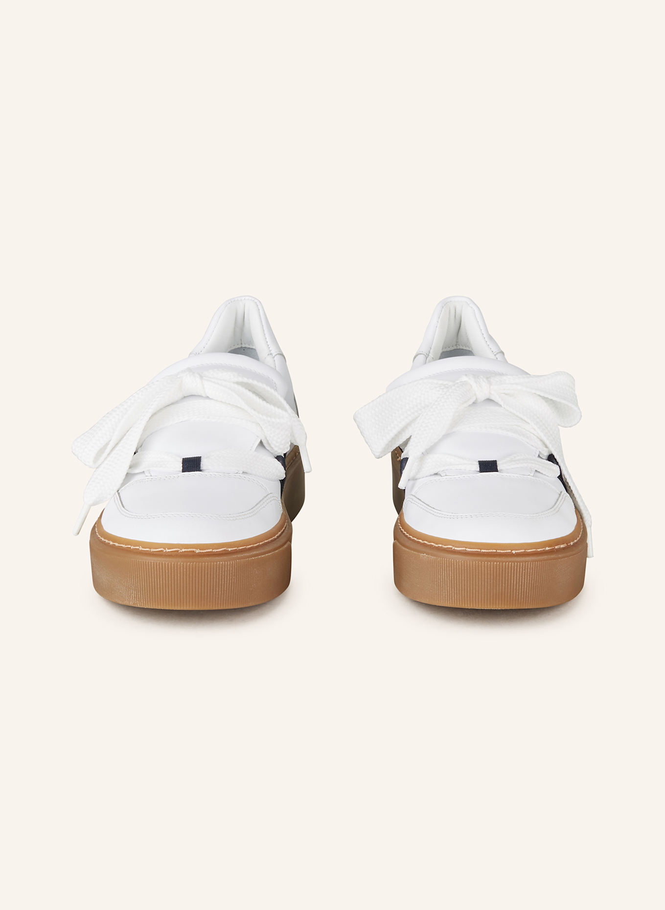 MARC CAIN Sneaker: 100 WHITE