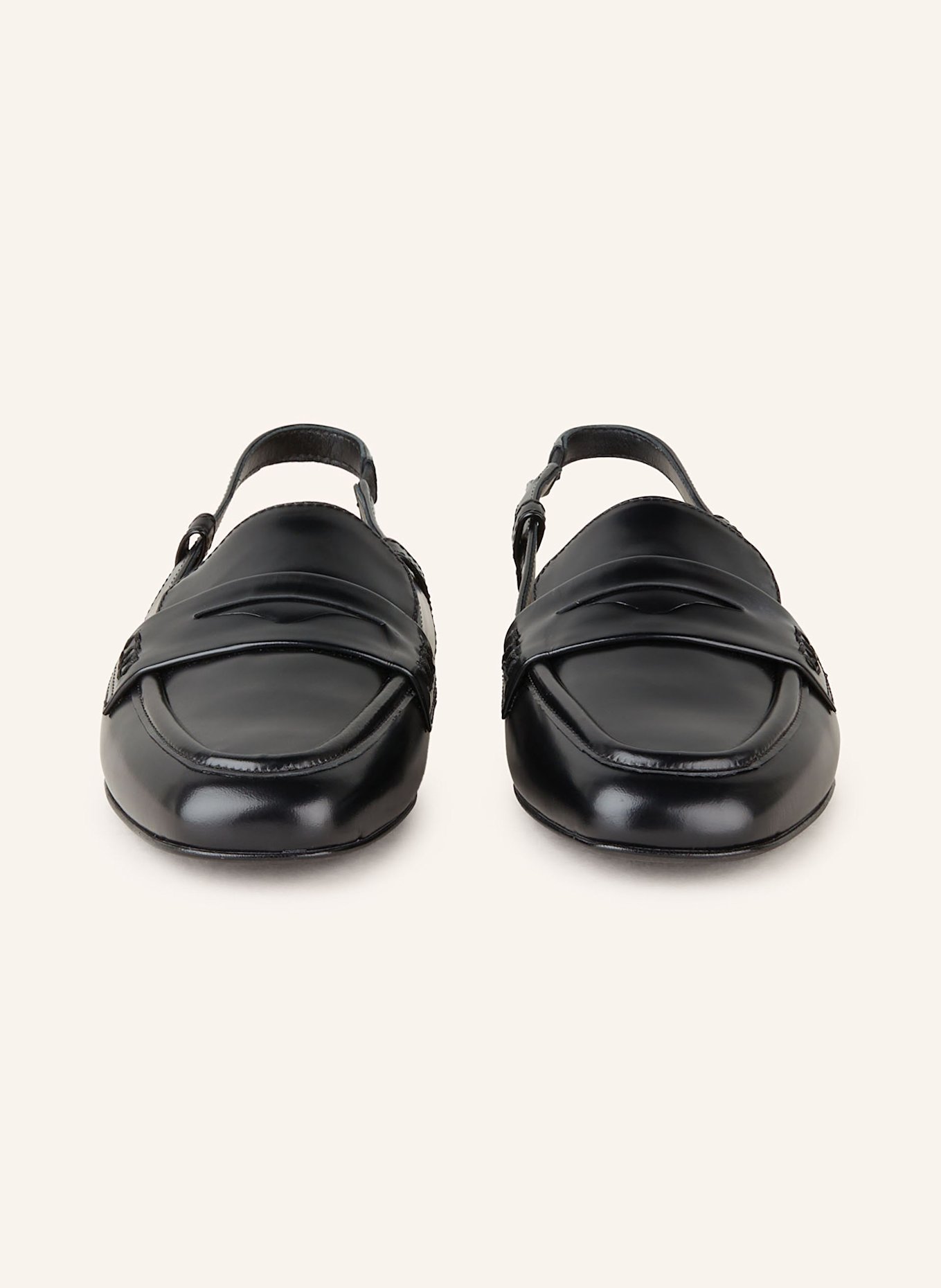 MARC CAIN Slingloafer: BLACK