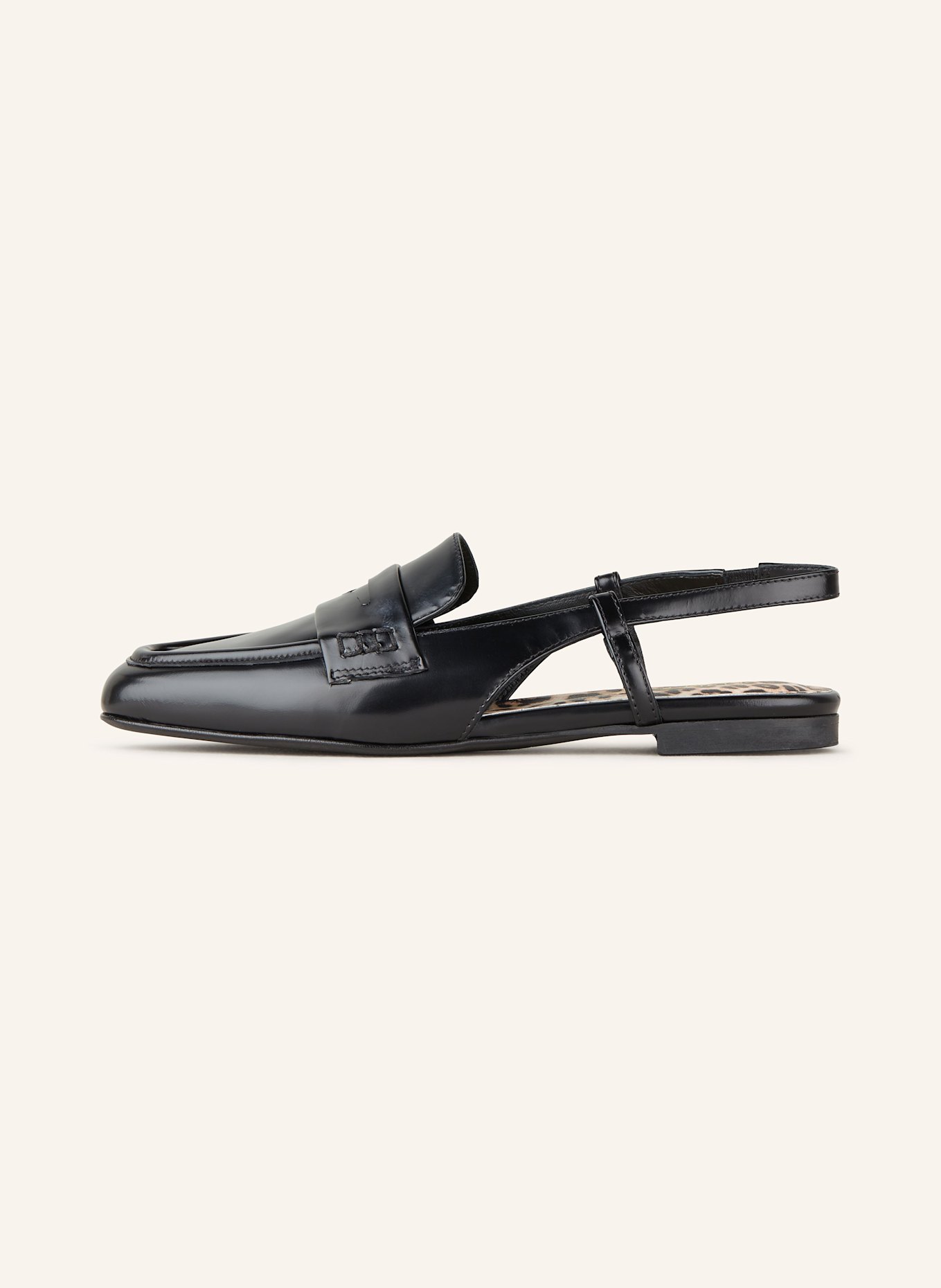 MARC CAIN Slingloafer: BLACK