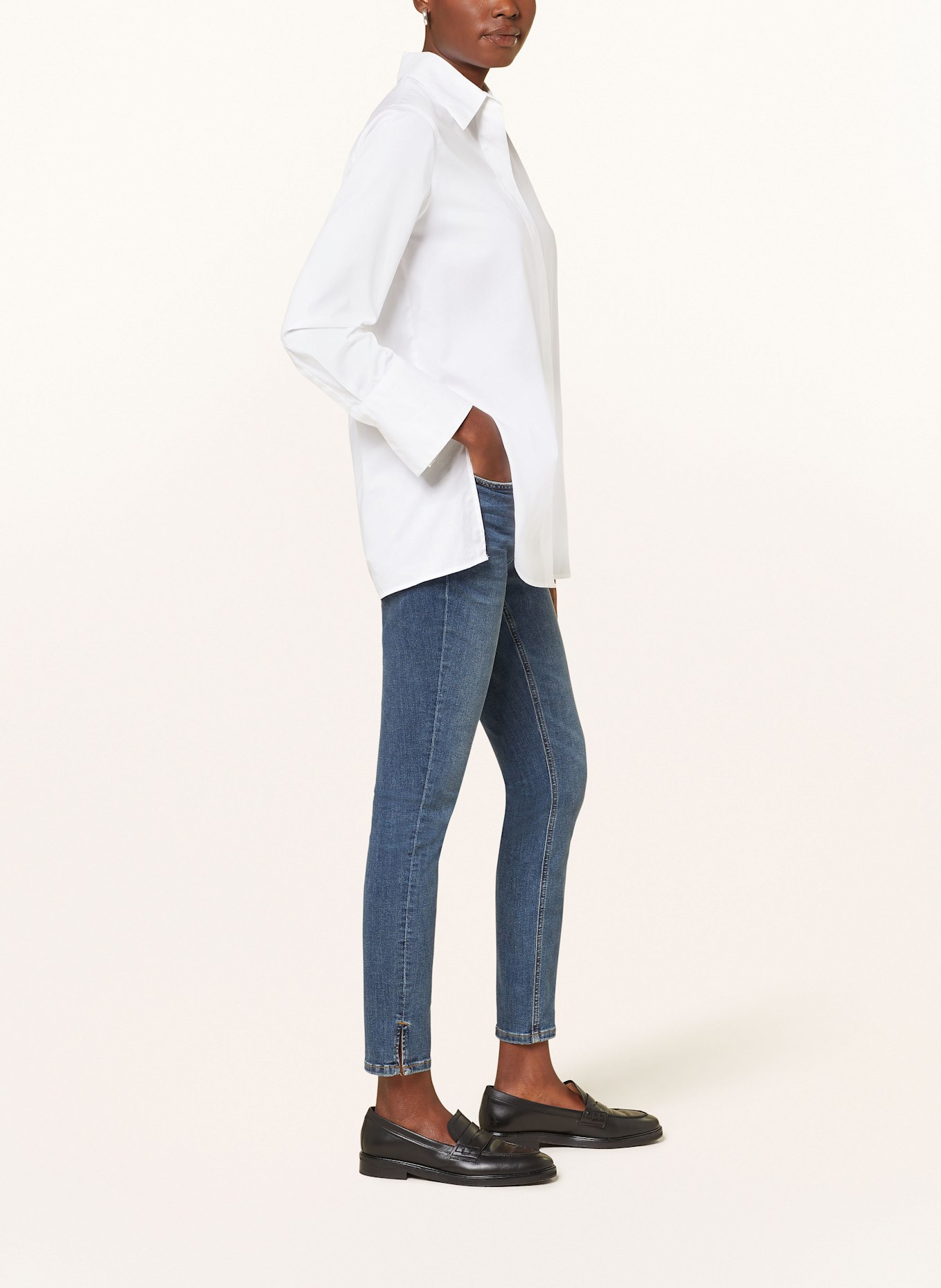 OPUS Skinny Jeans ELMA: 70168 deep blue remix