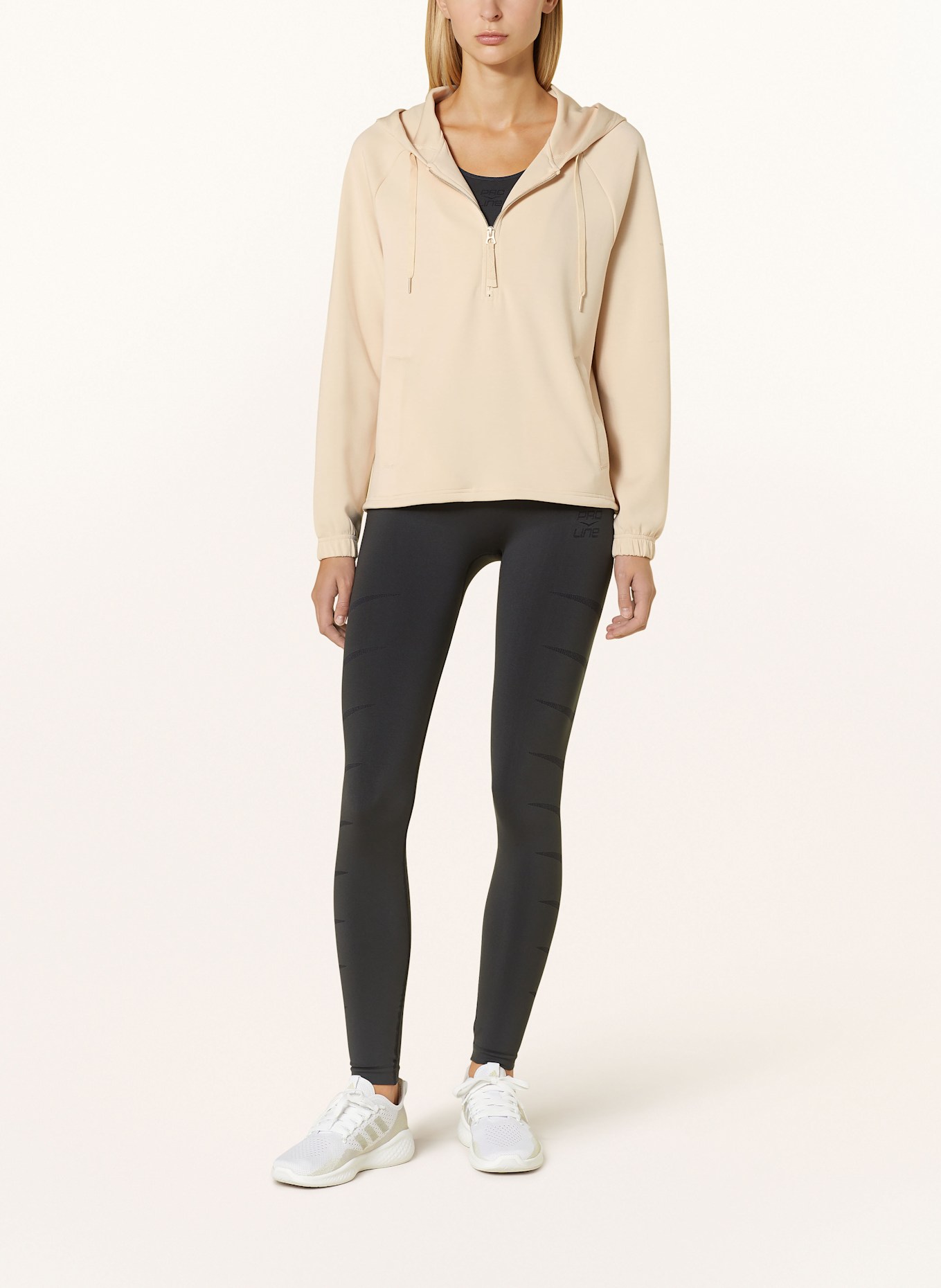 VENICE BEACH Hoodie JESSICA: LIGHT BROWN