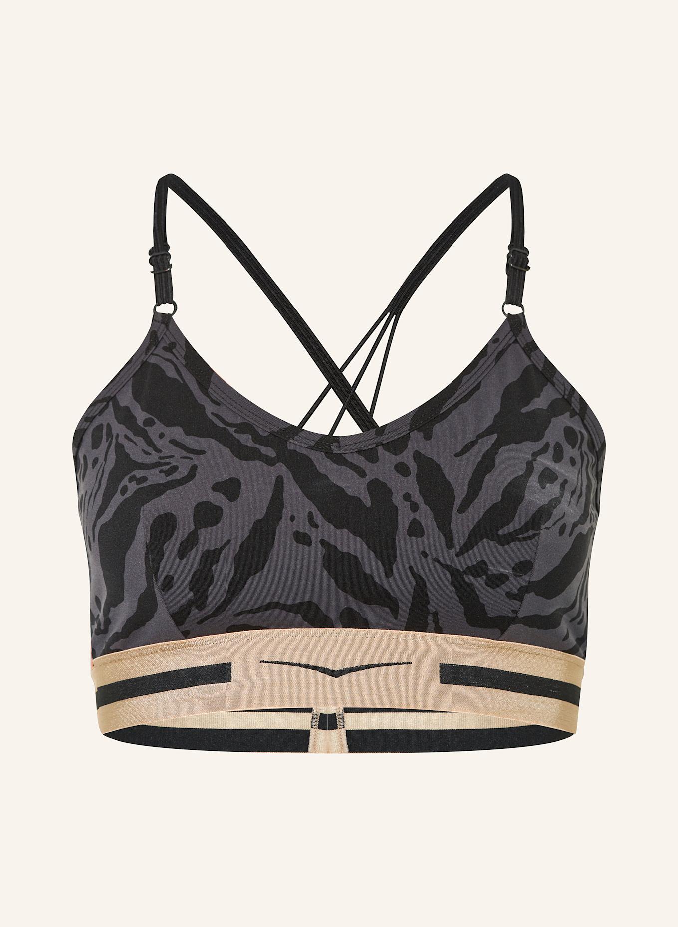 VENICE BEACH Cropped top VB OAKLEY: DARK GRAY / BLACK / GOLD