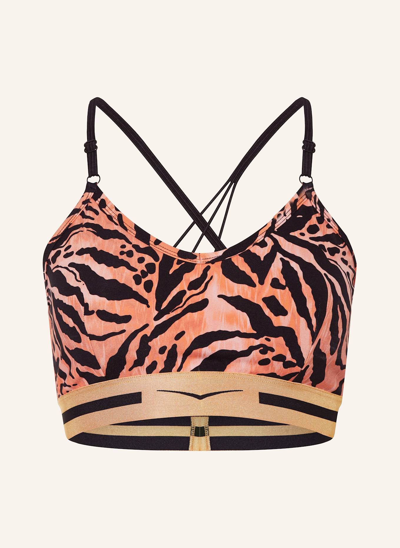 VENICE BEACH Cropped-Top VB OAKLEY: ORANGE / ROSÉGOLD / SCHWARZ