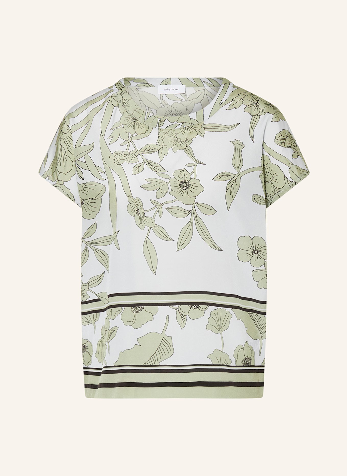 darling harbour Blusenshirt aus Seide: HELLBLAU