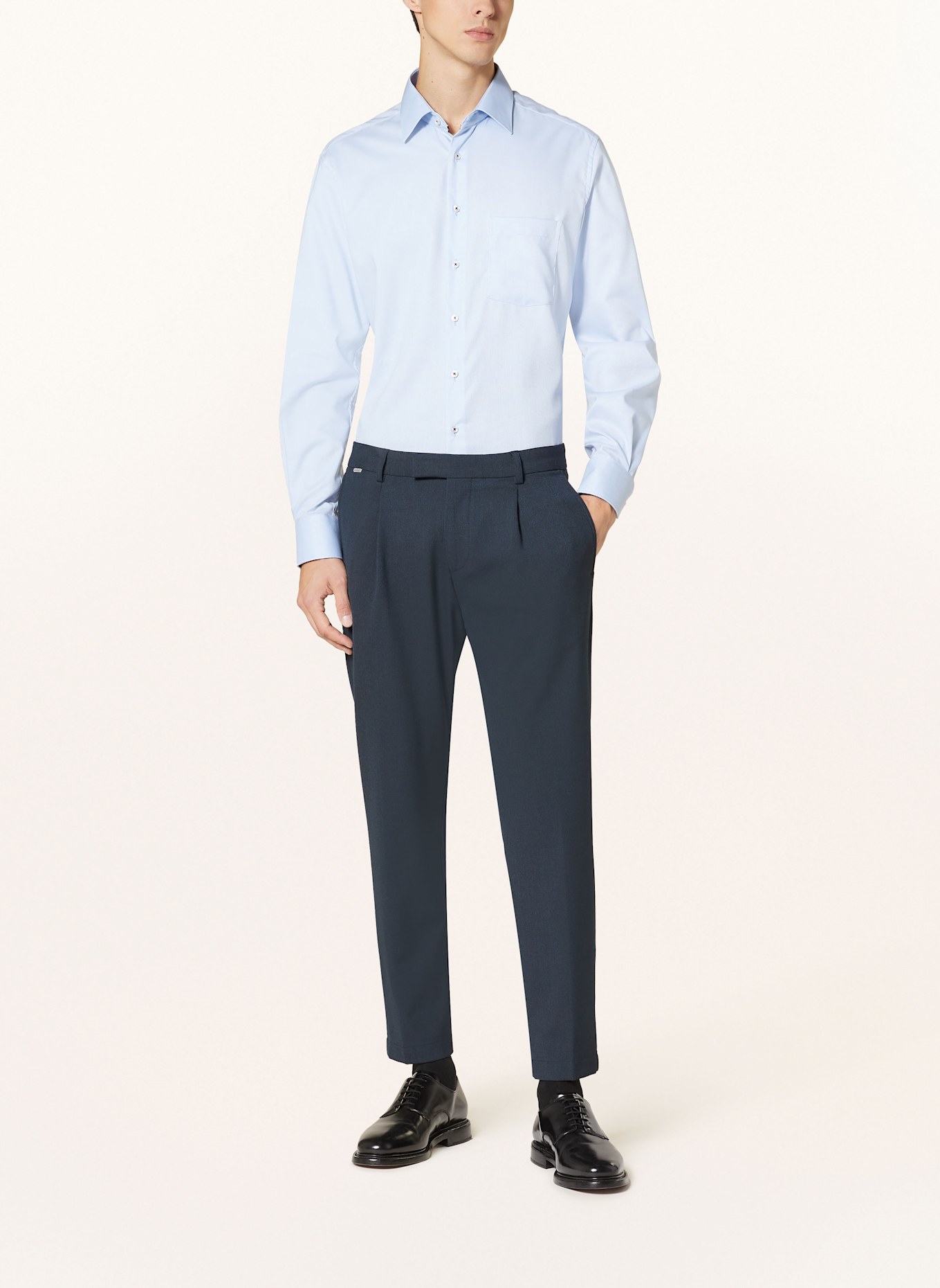 ETERNA Shirt modern fit: LIGHT BLUE