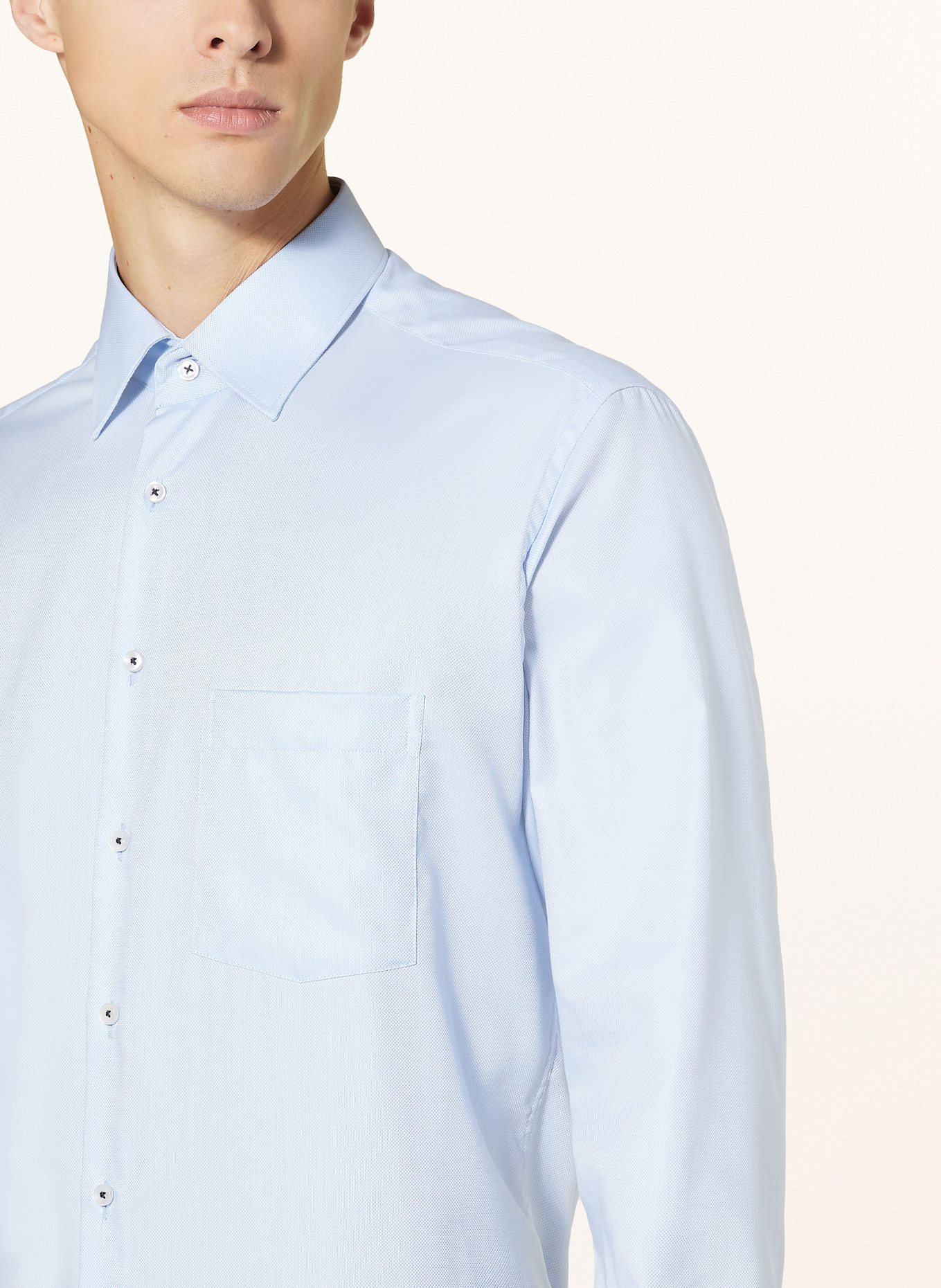 ETERNA Shirt modern fit: LIGHT BLUE